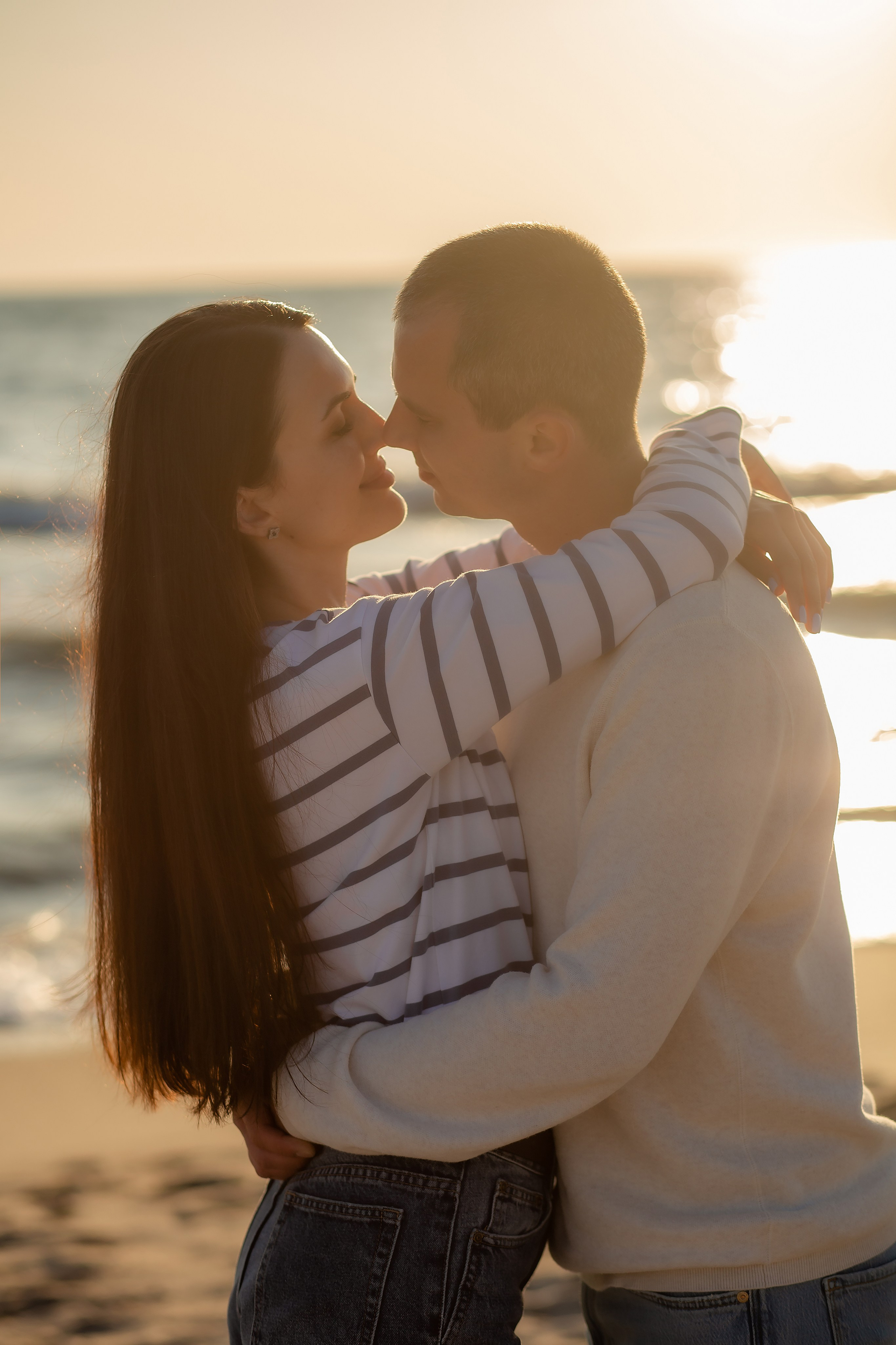 Павел и Татьяна. Закат в Янтарном. Фотограф в Калининграде Решетникова Алина