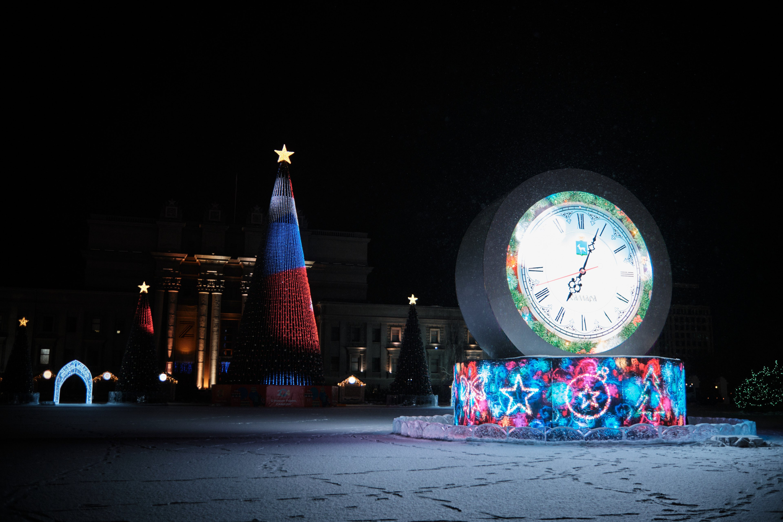 Новогодние виды Самары