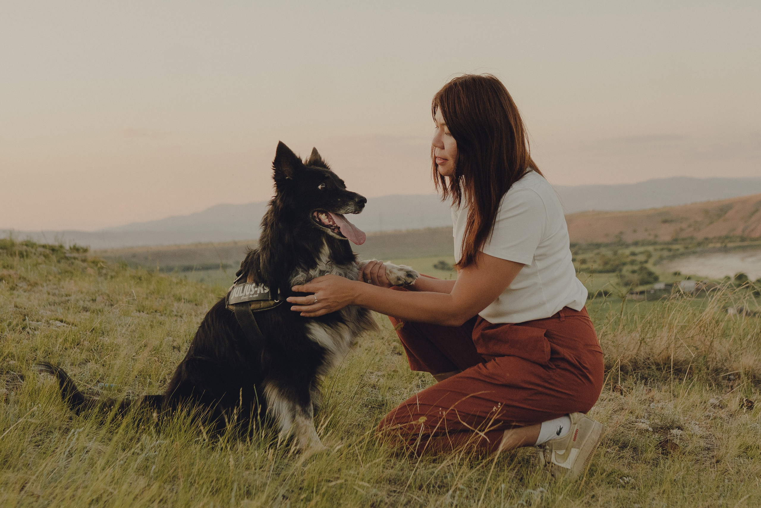 Настя и Умка. Фотограф анималист в Спб недорого Олеся Майорова