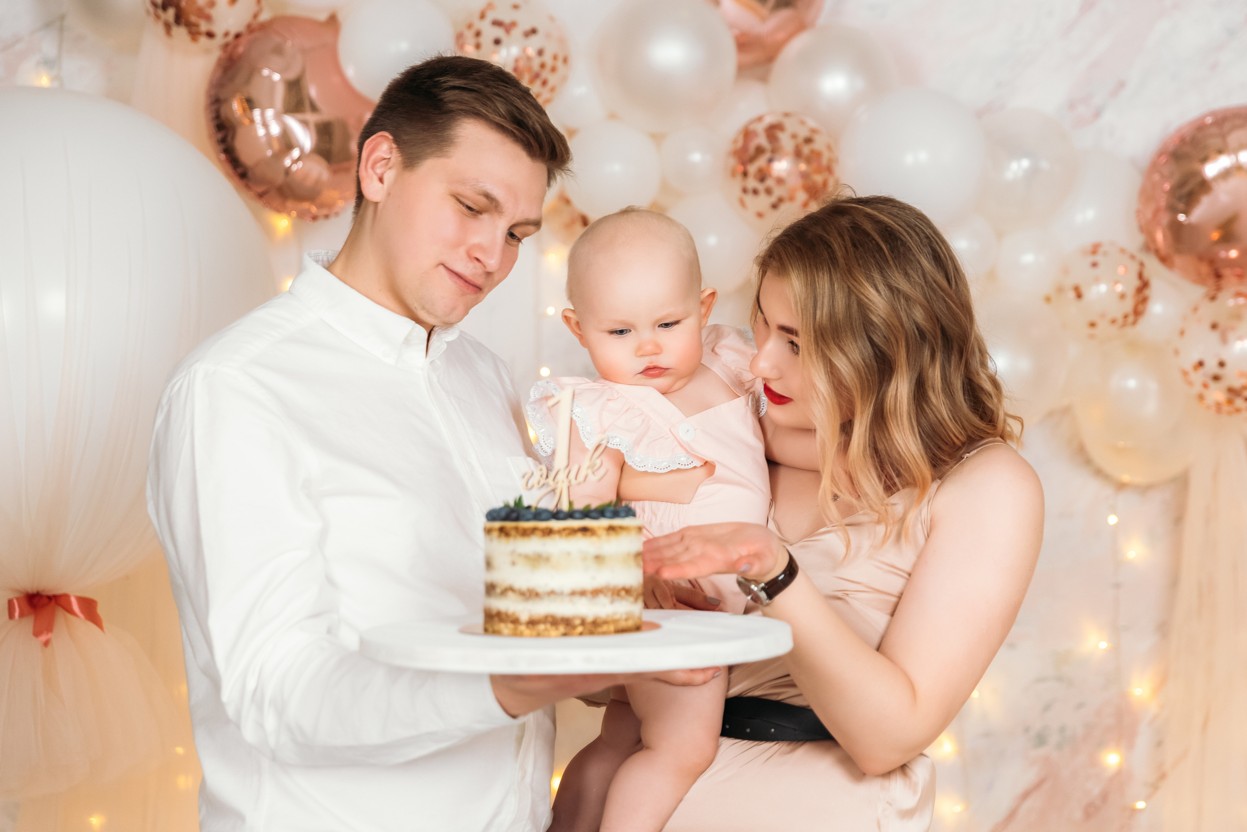 «Первый годик». Семейный и детский фотограф в Мурманске Карина Березина