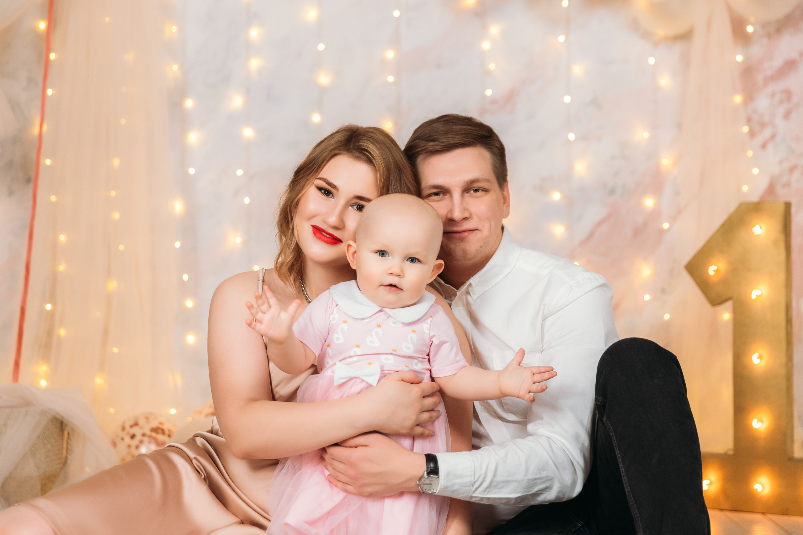 «Первый годик». Семейный и детский фотограф в Мурманске Карина Березина