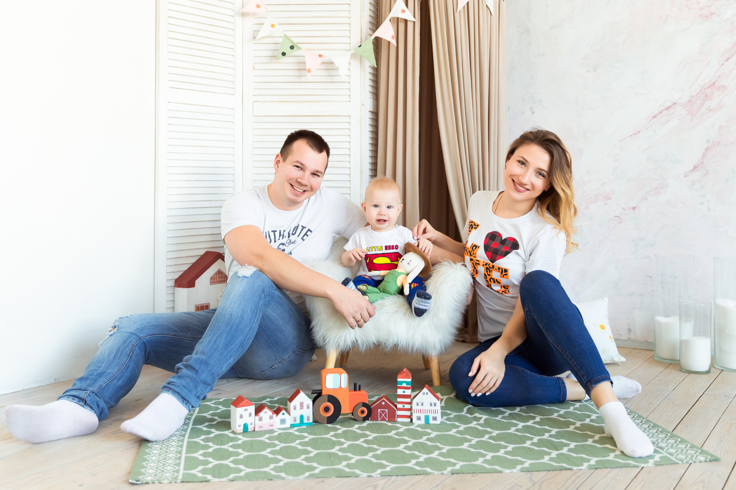 Дима Вика и Марк. Семейный и детский фотограф в Мурманске Карина Березина