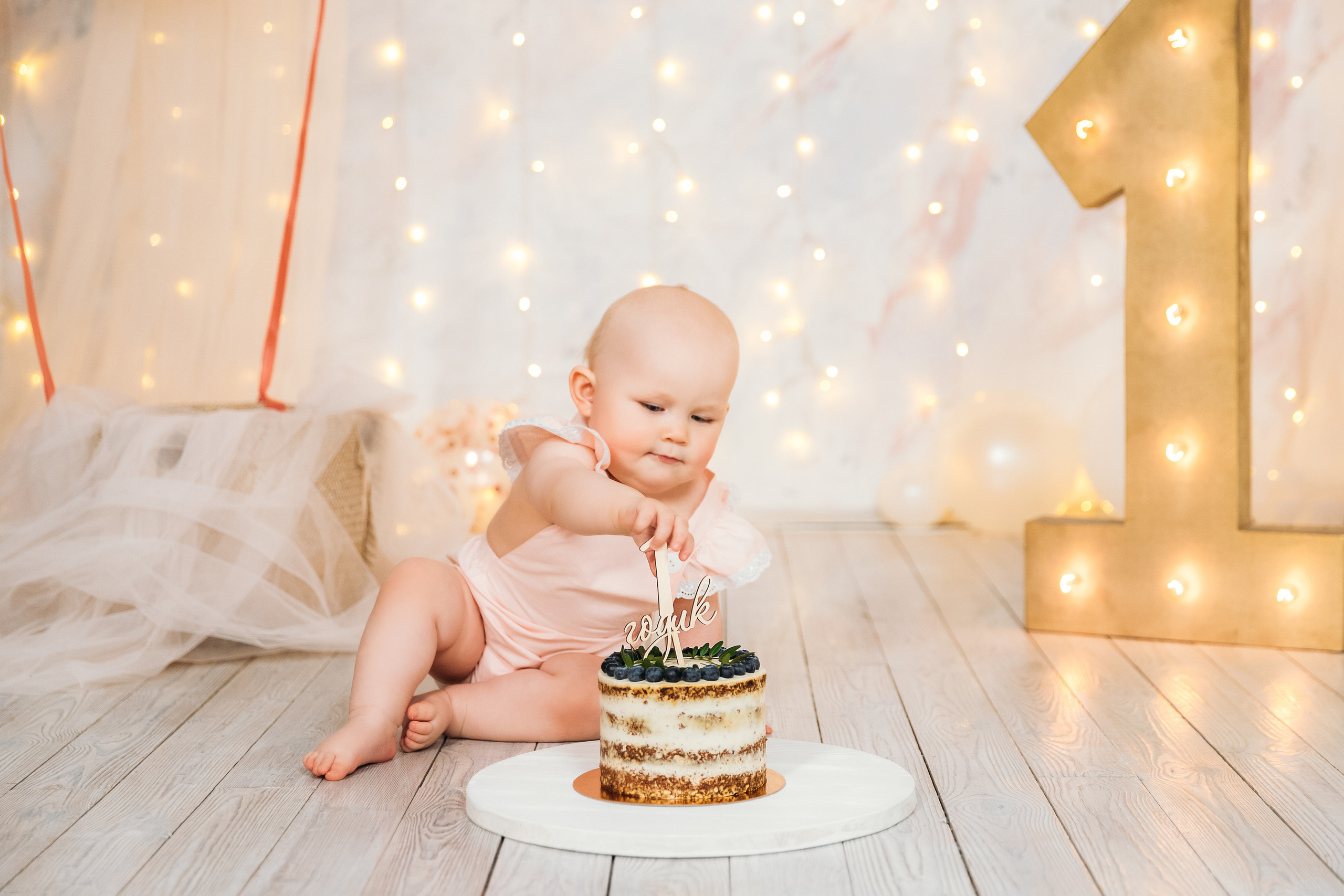 «Первый годик». Семейный и детский фотограф в Мурманске Карина Березина