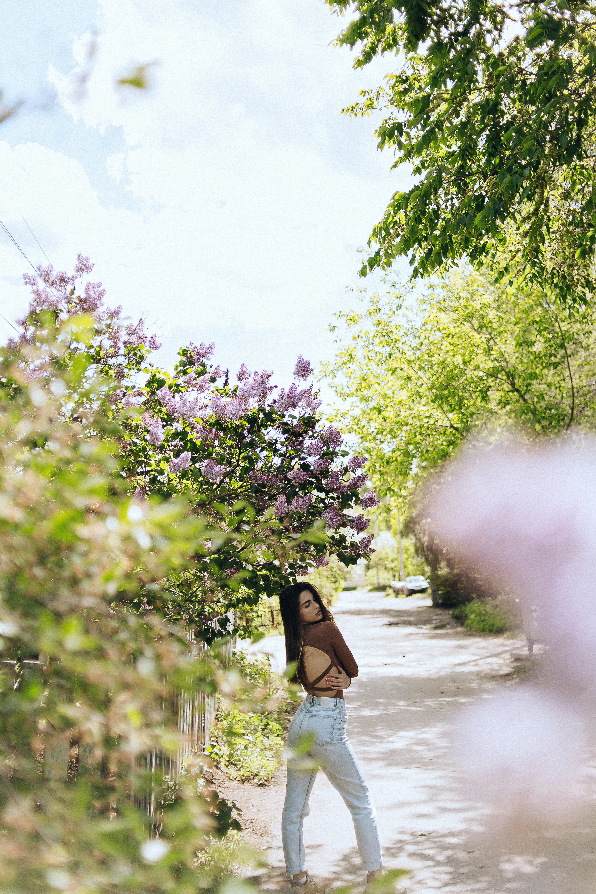 Весенняя фотосессия в садах, Выпускные альбомы Димитровград. Фотограф Носова Марина