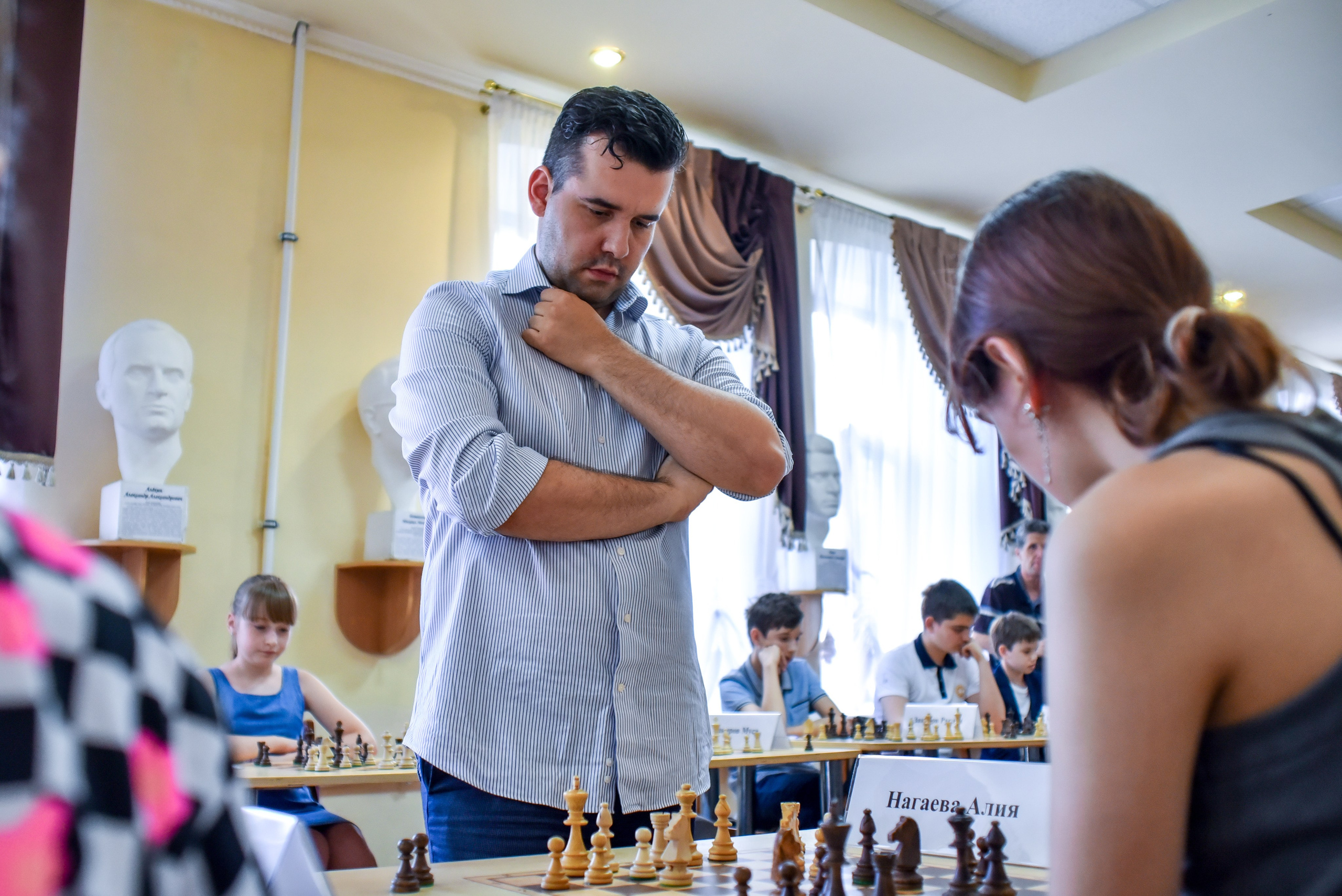 Ян Непомнящий, пресс-подход. Спортивный и репортажный фотограф в Казани Вячеслав Сатонин