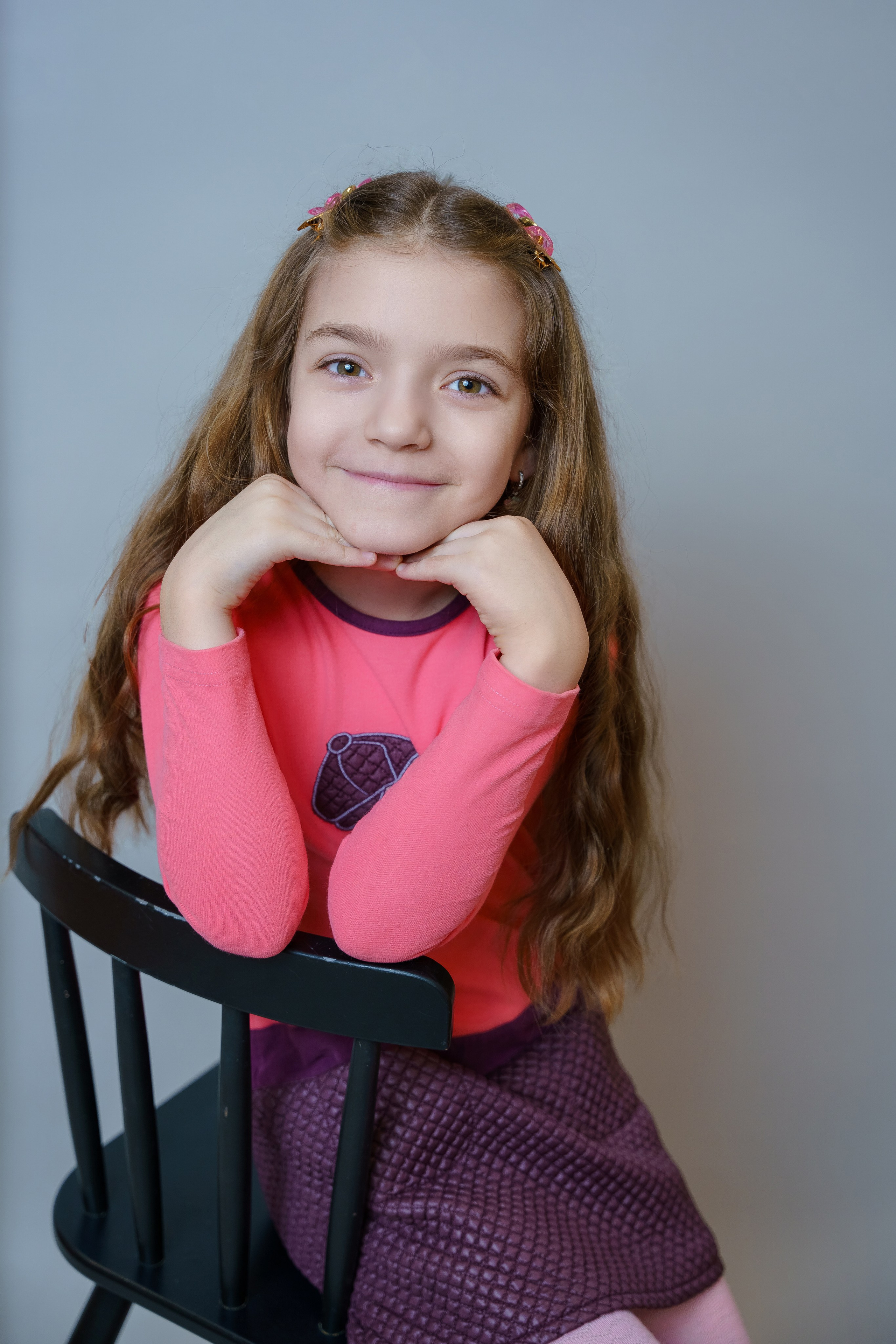 Студийная съемка в саду