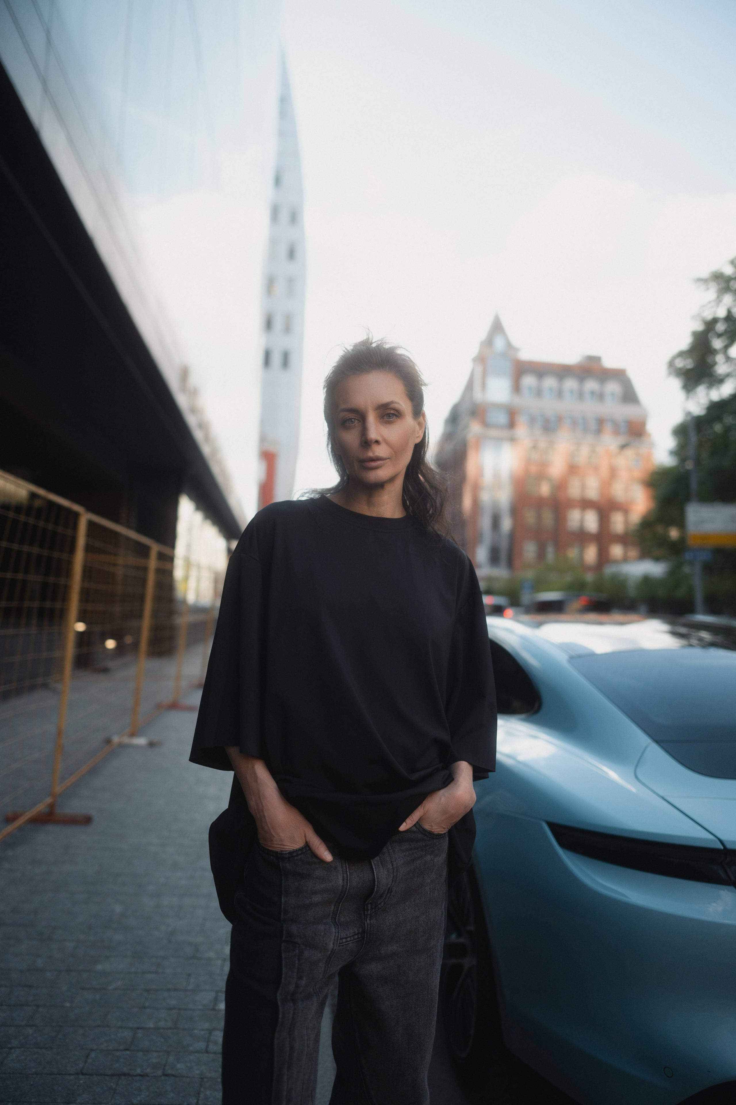 Уличная фотосессия с Настей Фаттаховой в центре Москвы