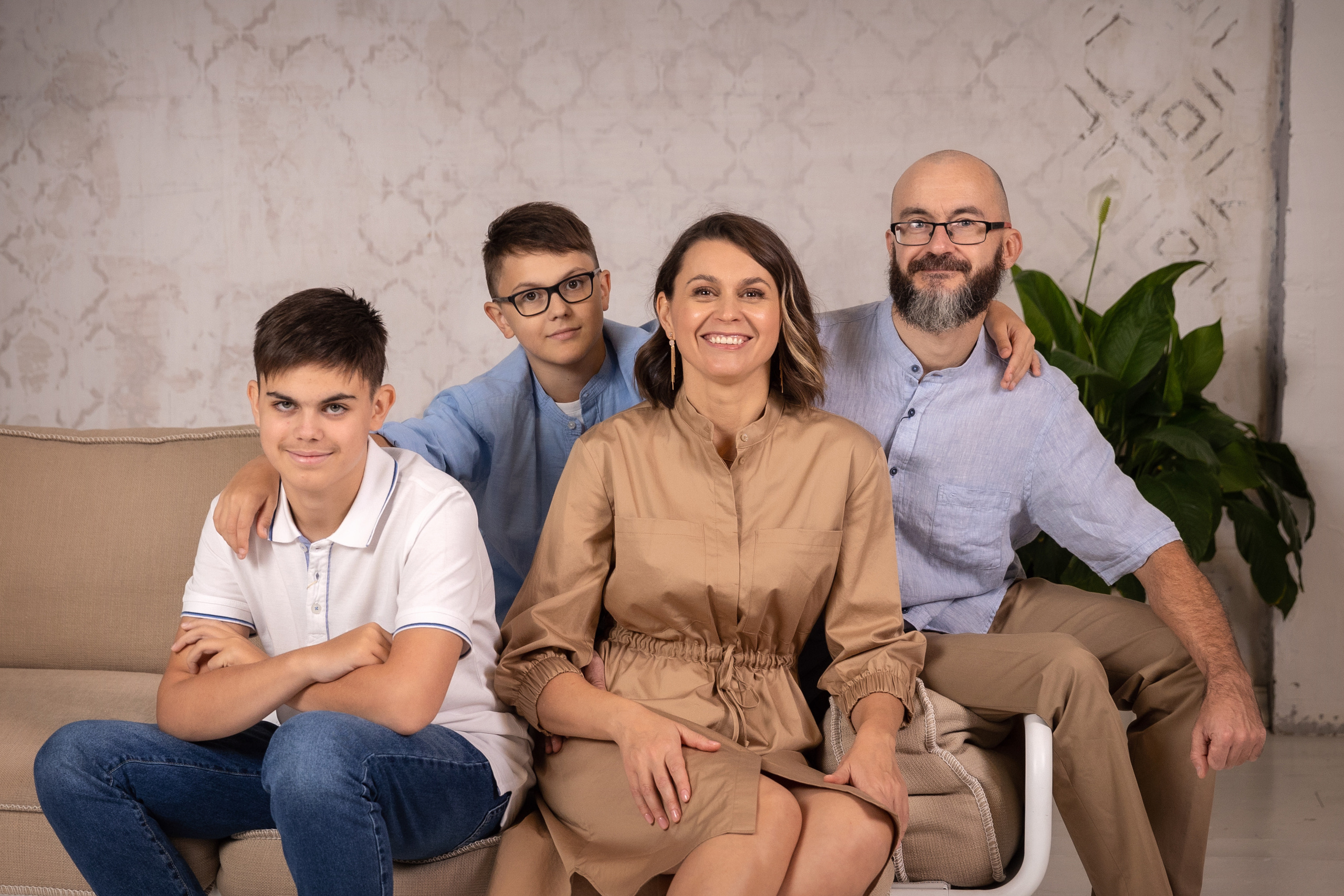 Семейная фотосессия любимых Петрушовых. Детский и семейный фотограф в Москве Власова Галина