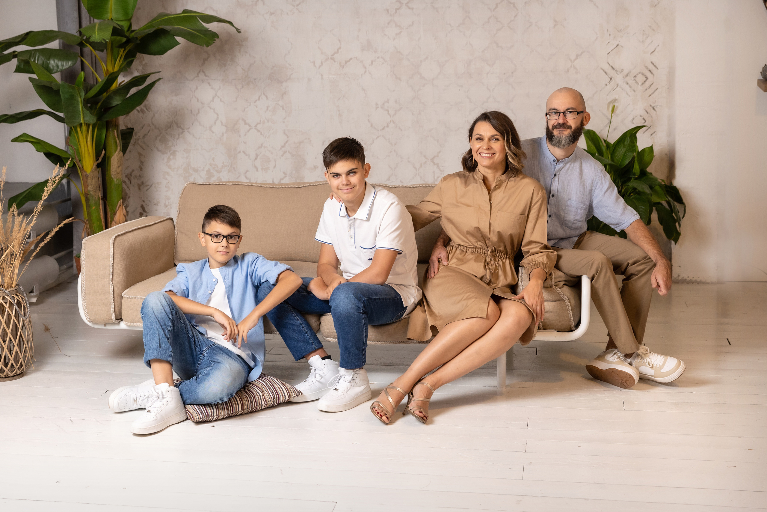 Семейная фотосессия любимых Петрушовых. Детский и семейный фотограф в Москве Власова Галина