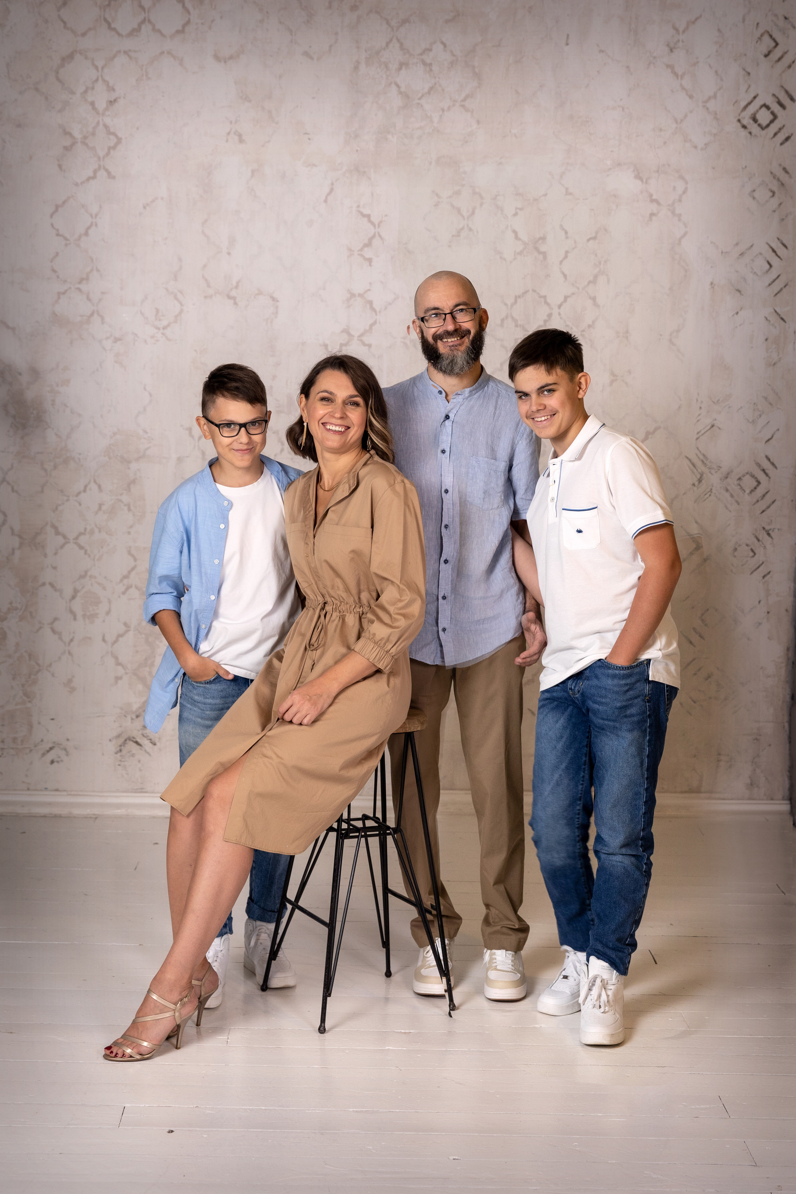 Семейная фотосессия любимых Петрушовых. Детский и семейный фотограф в Москве Власова Галина