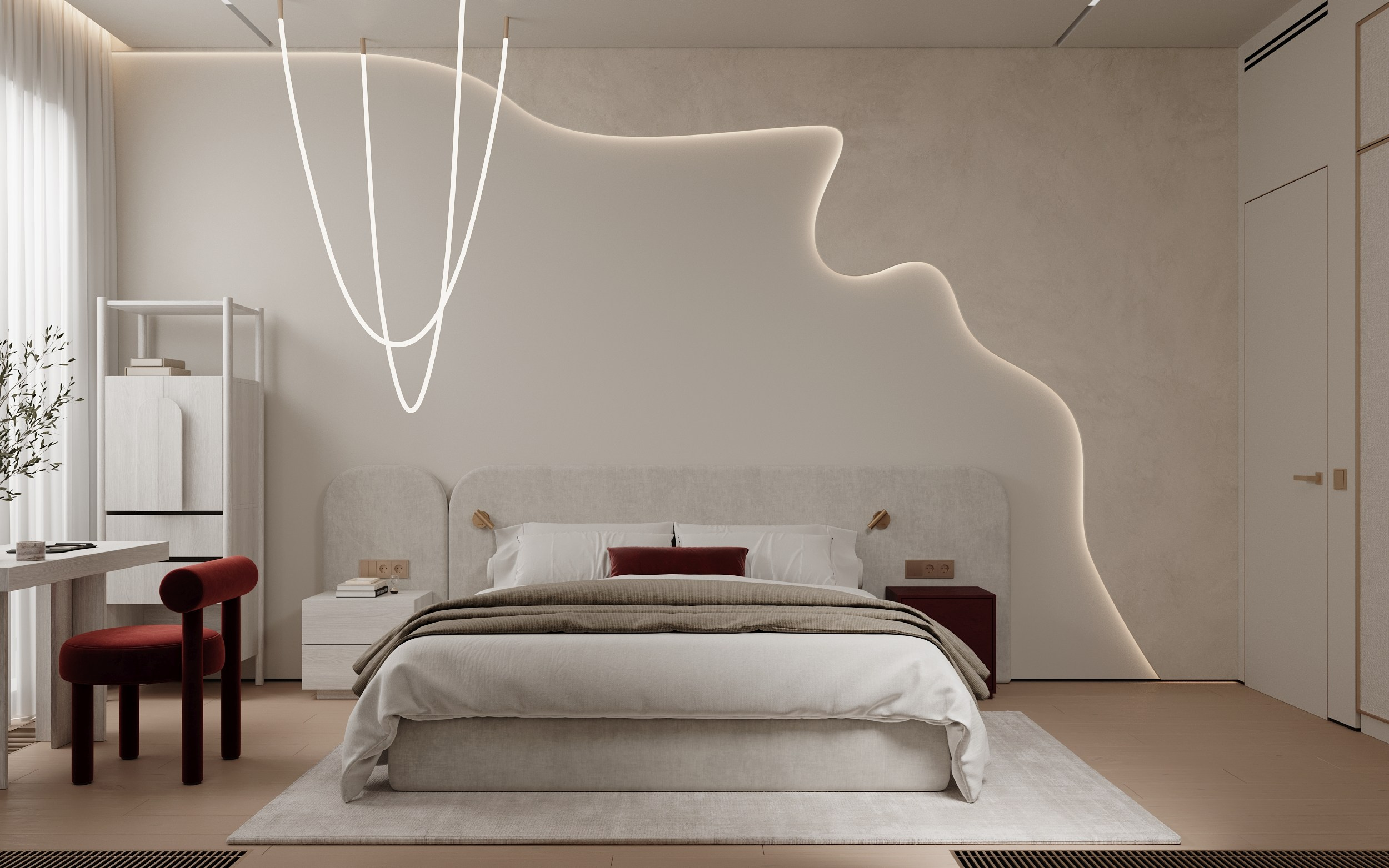 Квартира / 2023. 3D-сцены интерьеров в 3ds Мах: сборка по ТЗ для визуализаторов