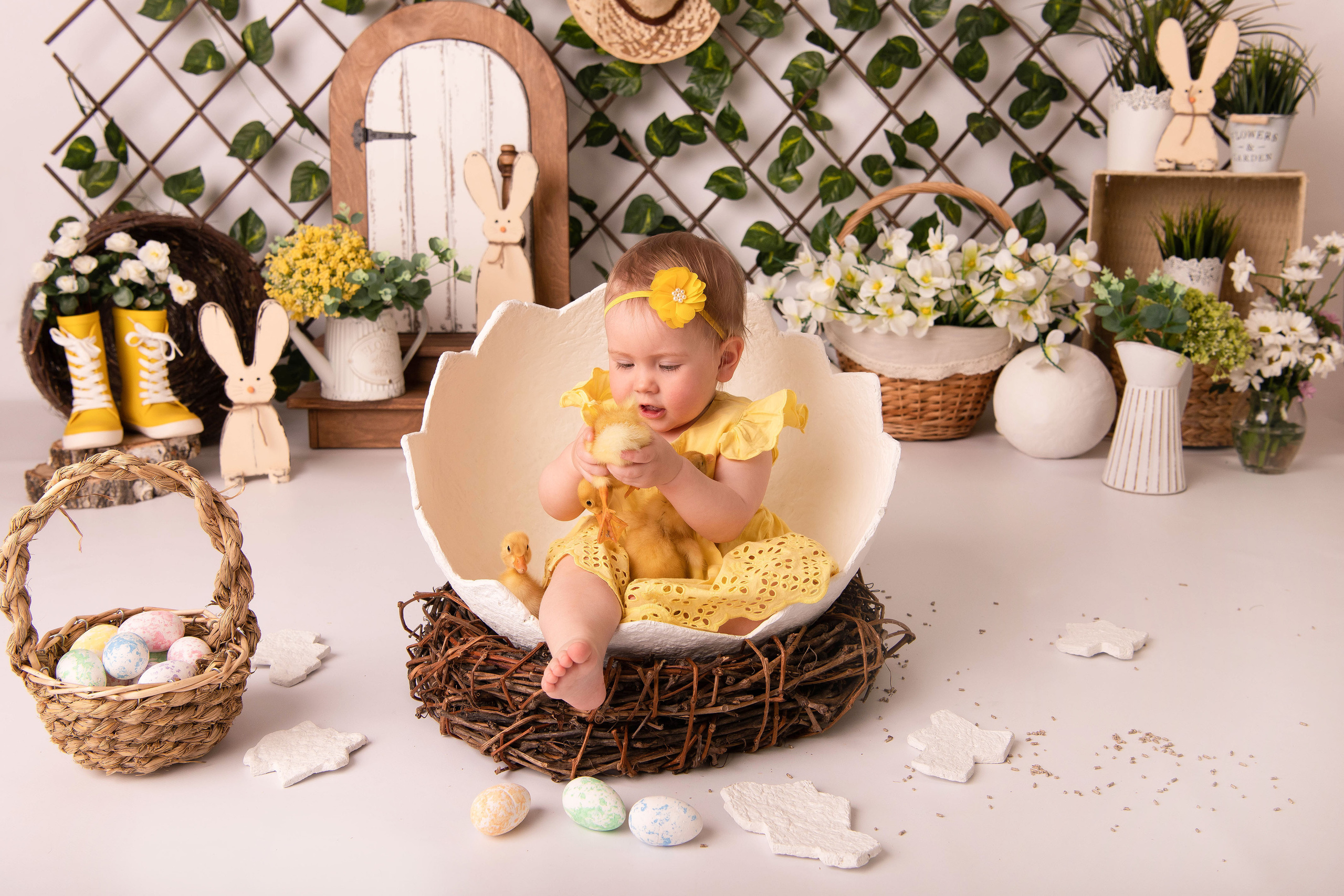 Пасха. Дарина 1,1 годик. Семейный и детский фотограф в Красноярске Мила Черкасова