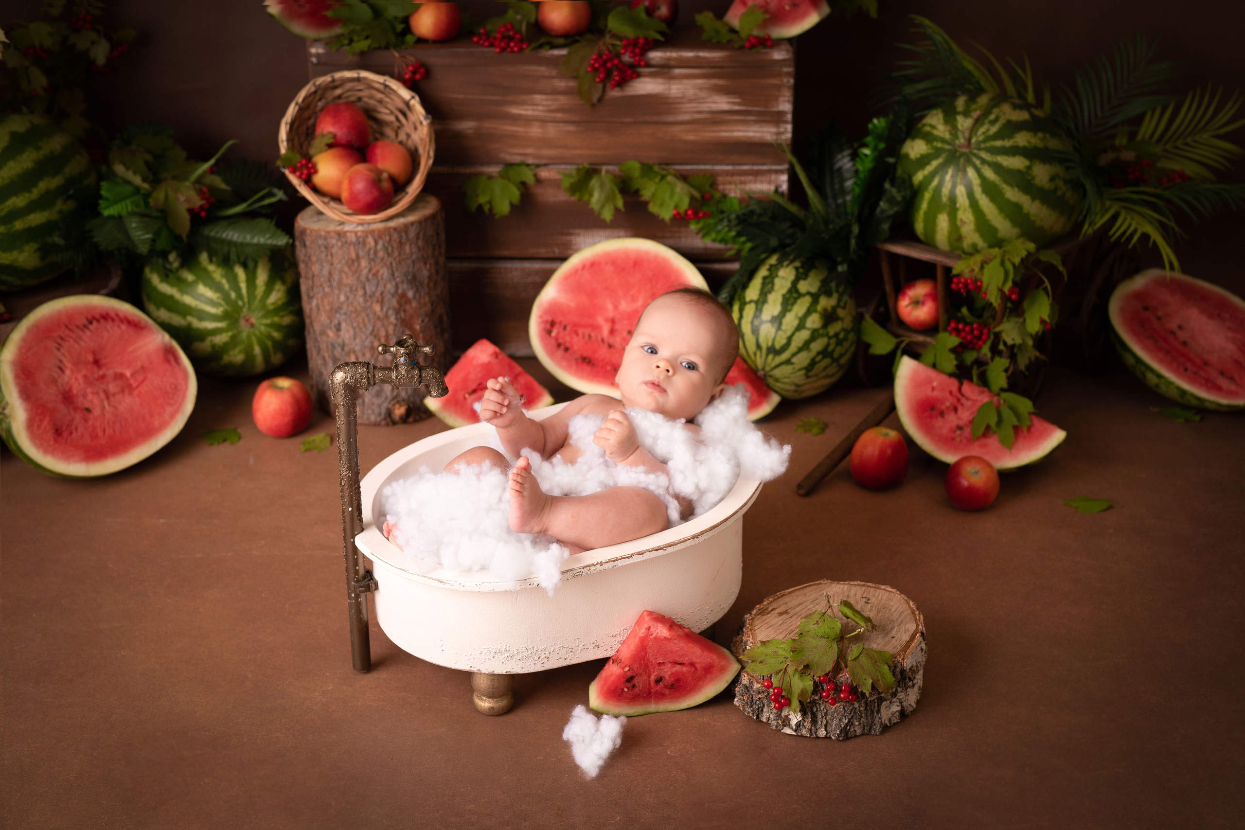 Арбузный день. Адель 6 м. Семейный и детский фотограф в Красноярске Мила Черкасова