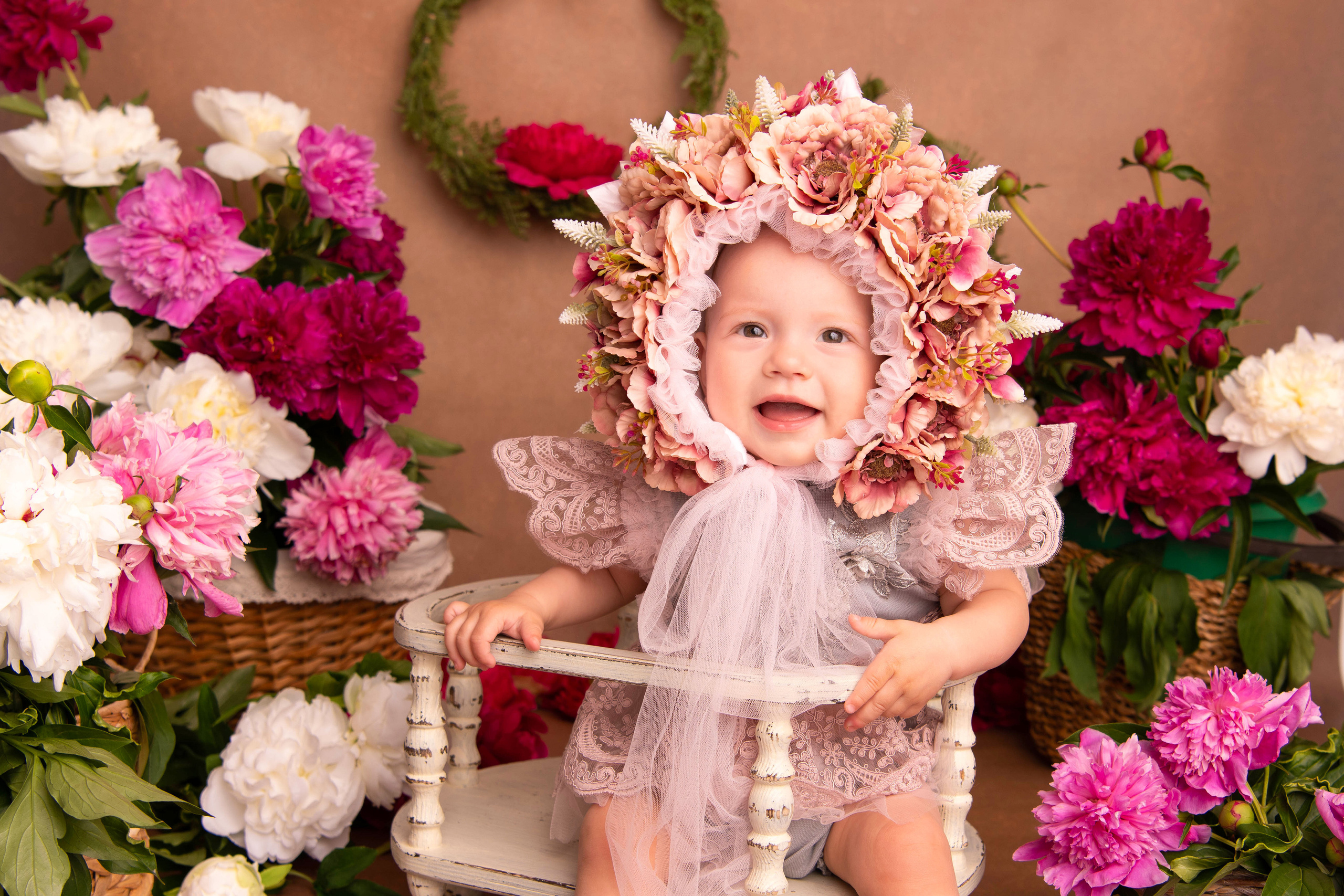 Пионы. Мирослава 8,5 м. Семейный и детский фотограф в Красноярске Мила Черкасова