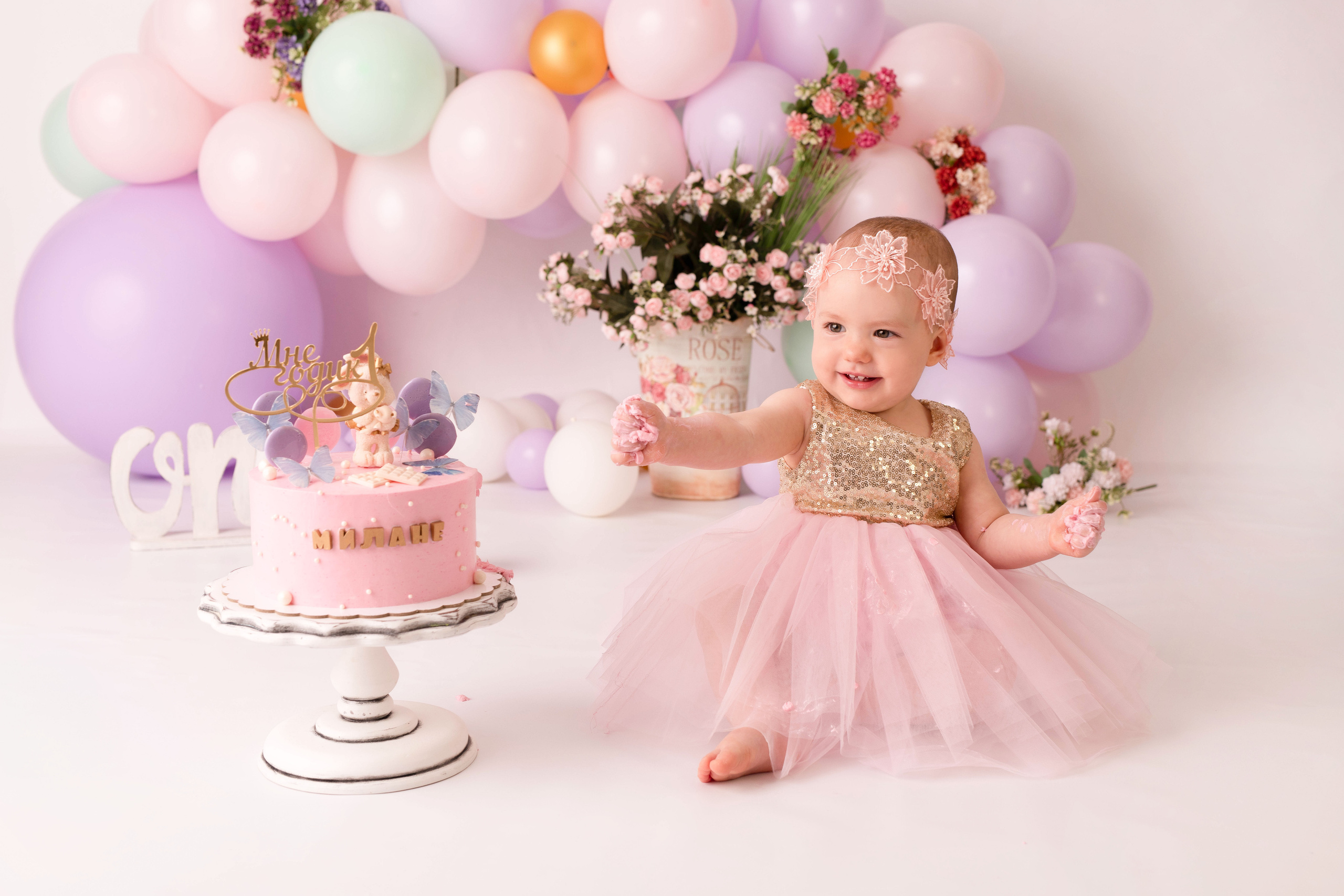 Smash Cake. Семейный и детский фотограф в Красноярске Мила Черкасова