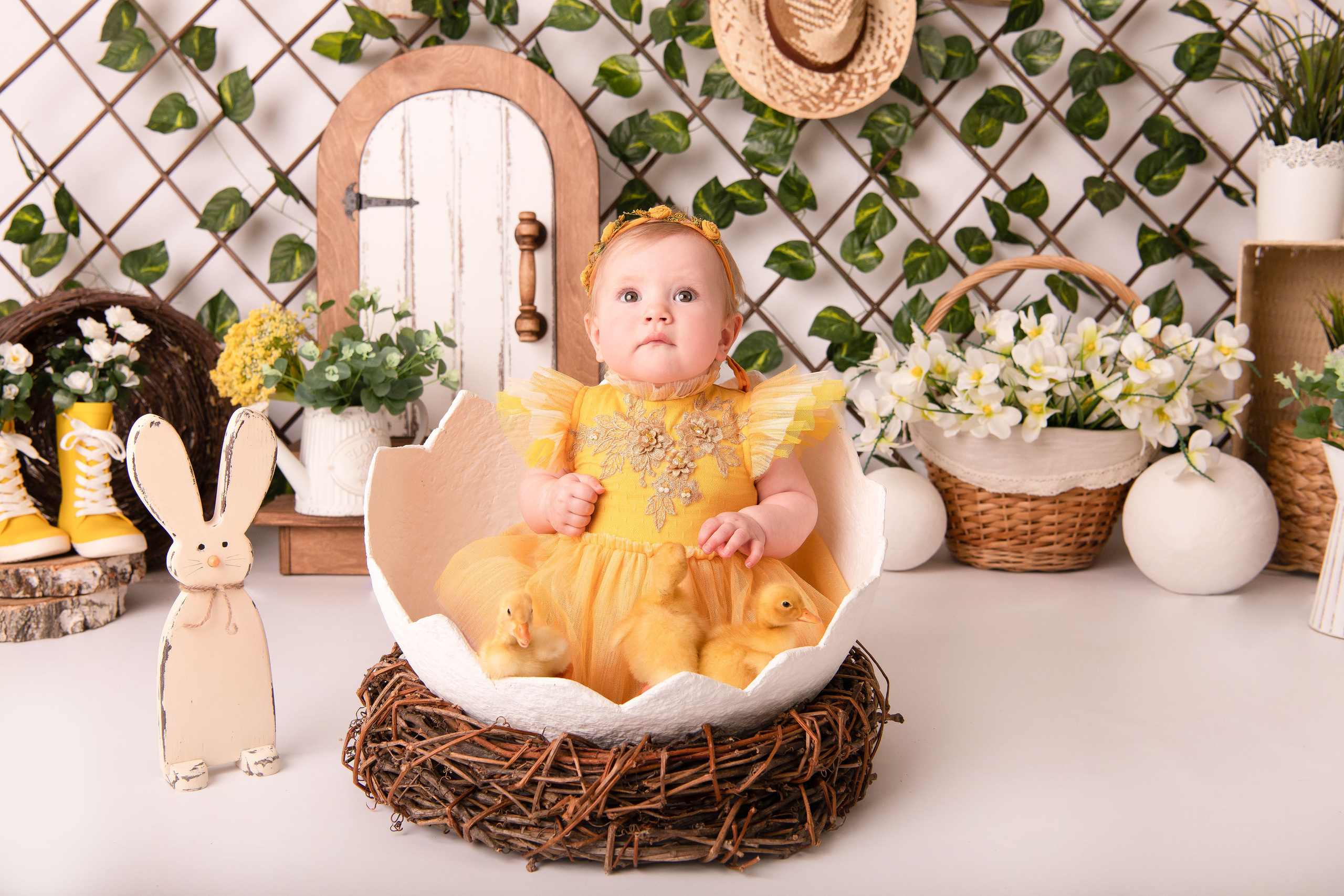 Пасха. Виктория 3г и Оливия 7 м. Семейный и детский фотограф в Красноярске Мила Черкасова