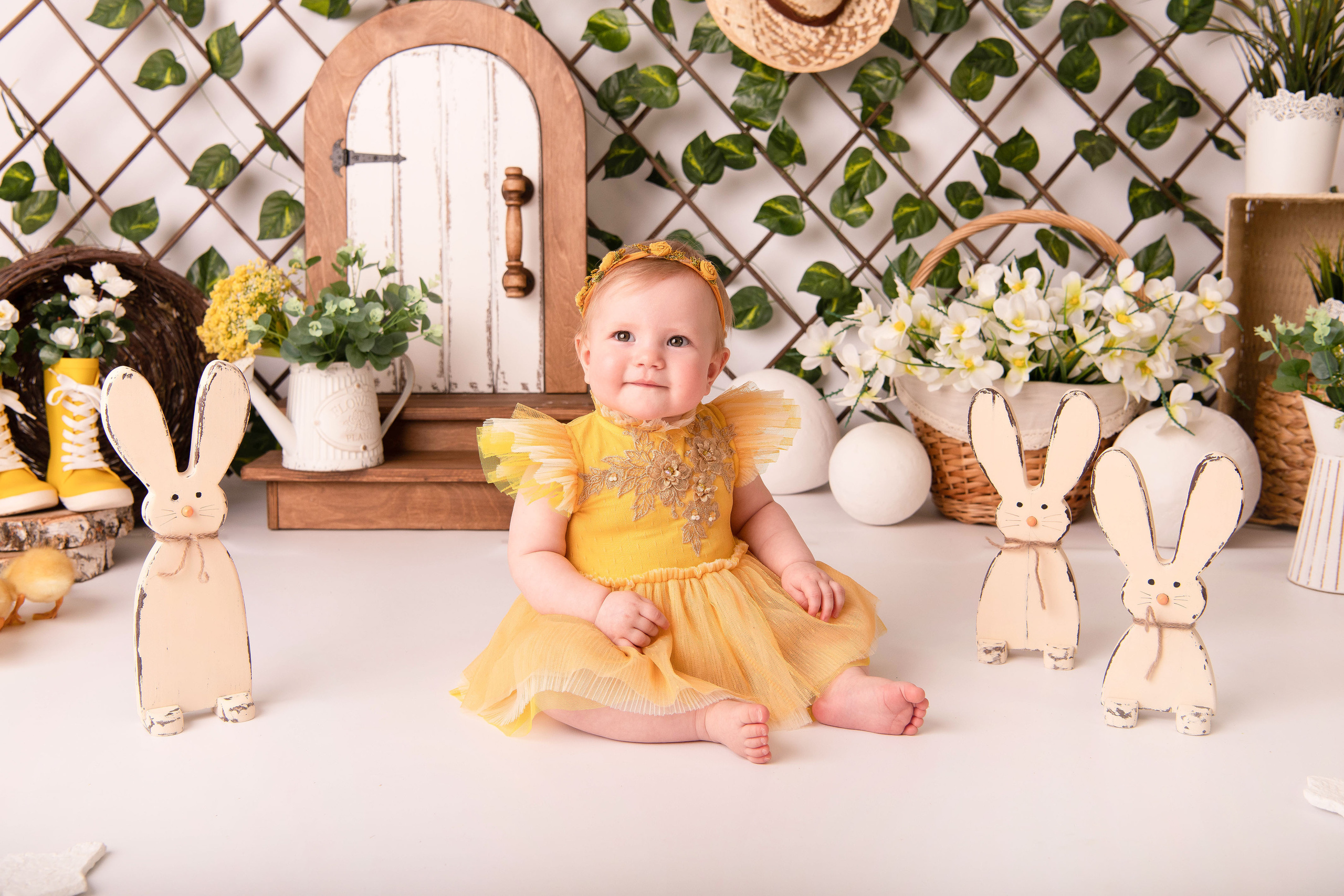 Пасха. Виктория 3г и Оливия 7 м. Семейный и детский фотограф в Красноярске Мила Черкасова