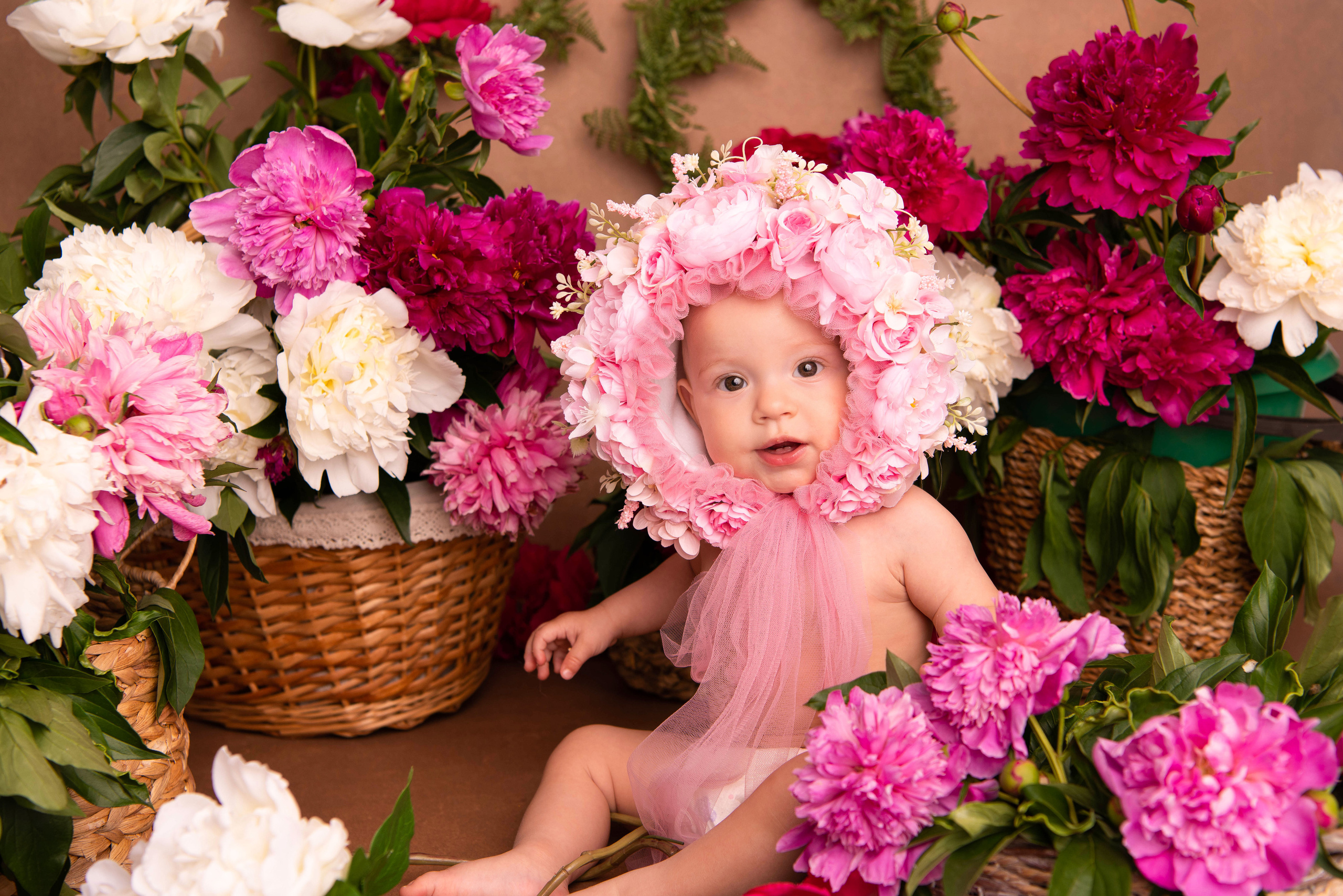 Пионы. Мирослава 8,5 м. Семейный и детский фотограф в Красноярске Мила Черкасова