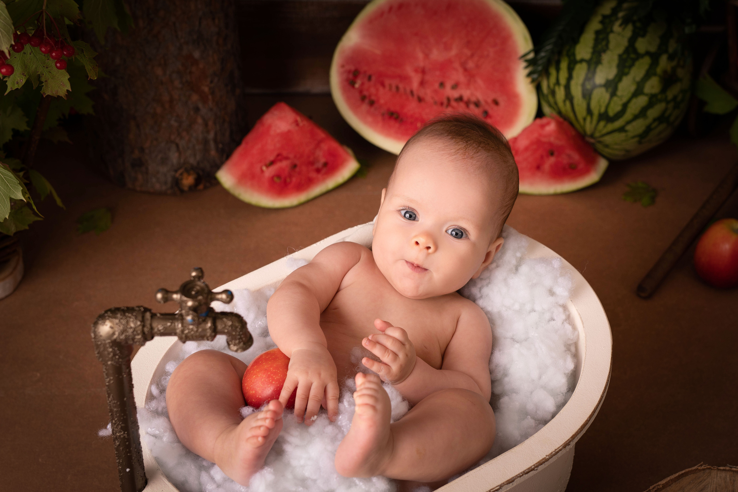 Арбузный день. Адель 6 м. Семейный и детский фотограф в Красноярске Мила Черкасова