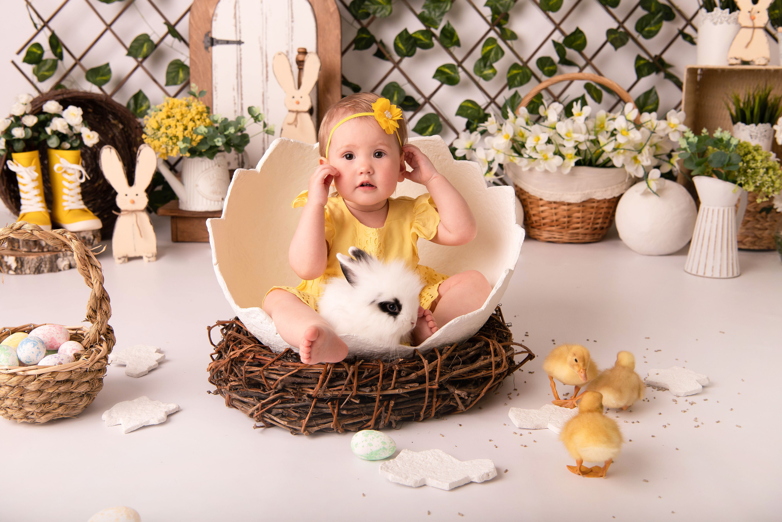 Пасха. Дарина 1,1 годик. Семейный и детский фотограф в Красноярске Мила Черкасова