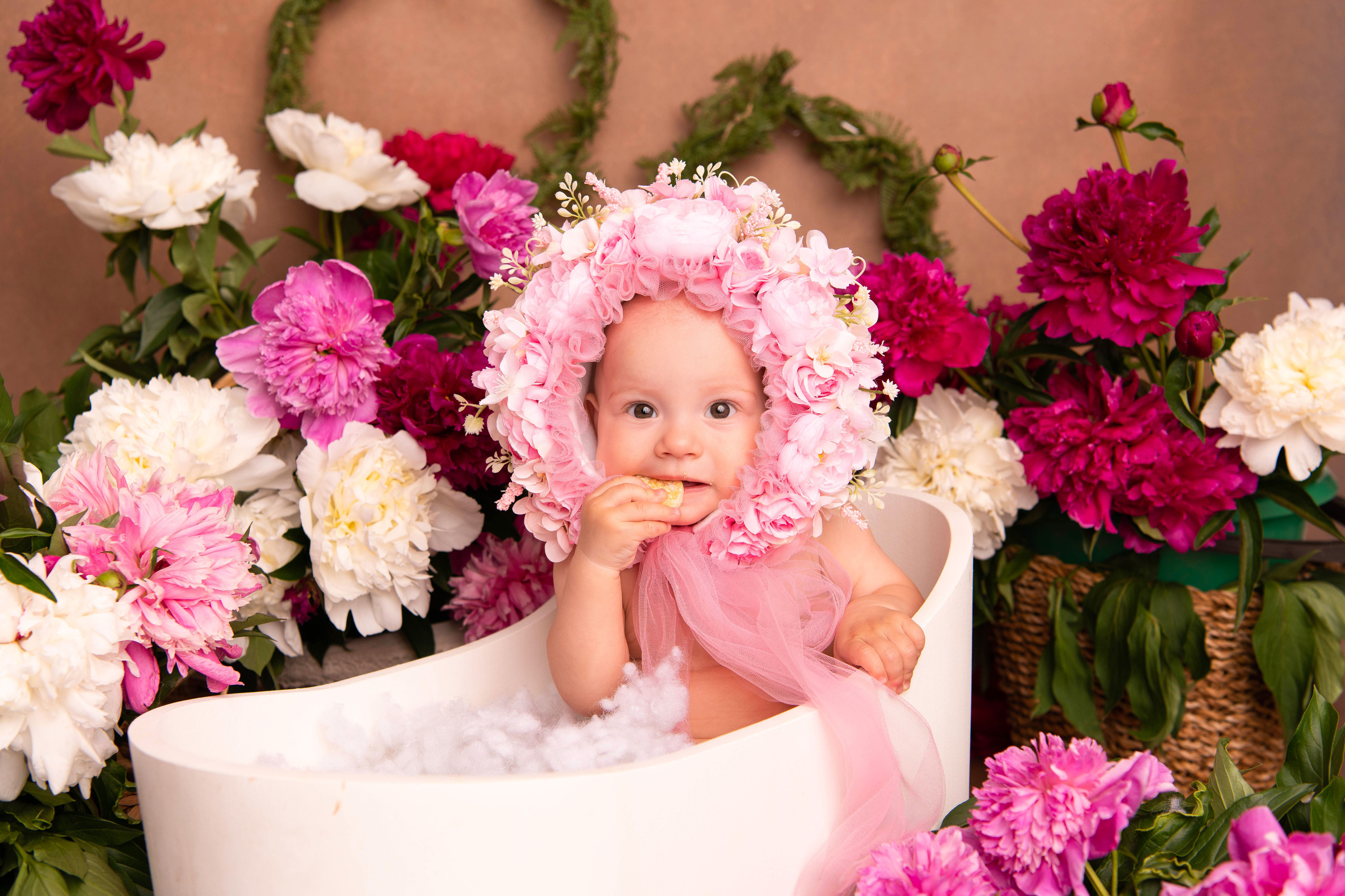 Пионы. Мирослава 8,5 м. Семейный и детский фотограф в Красноярске Мила Черкасова