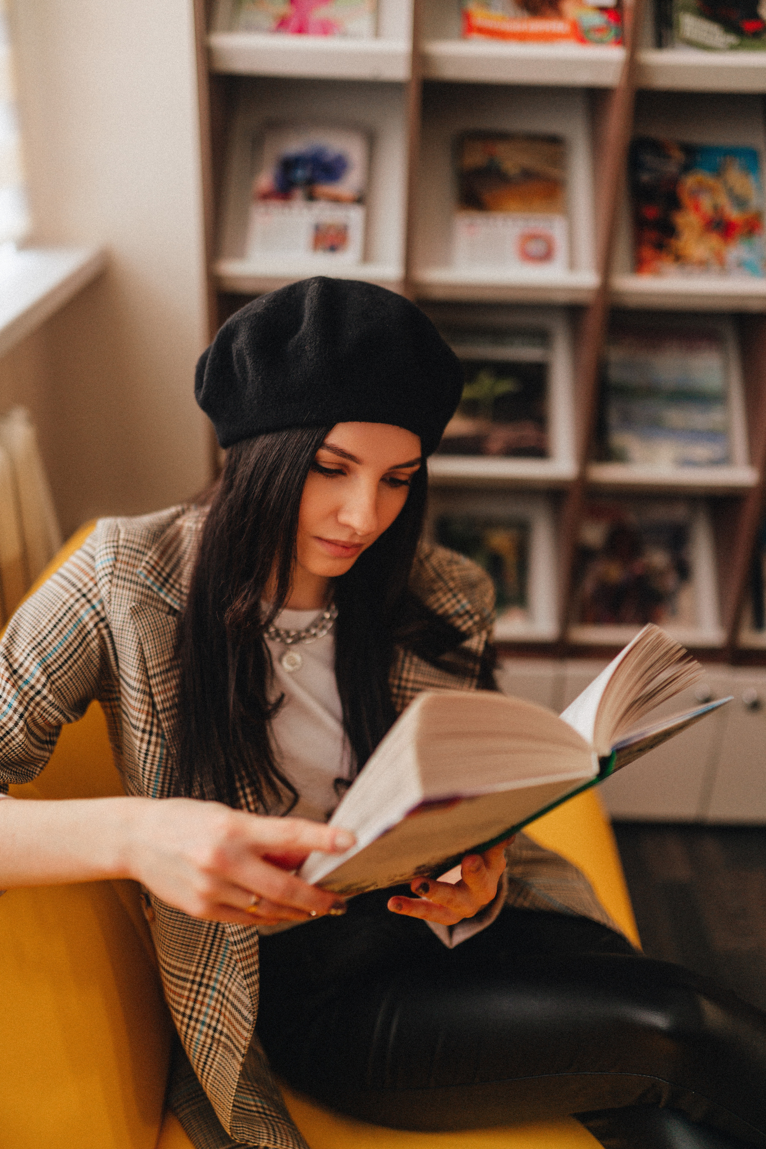 Татьяна | Съёмка в библиотеке. Фотограф Карина Шмулёва. Воронеж и область