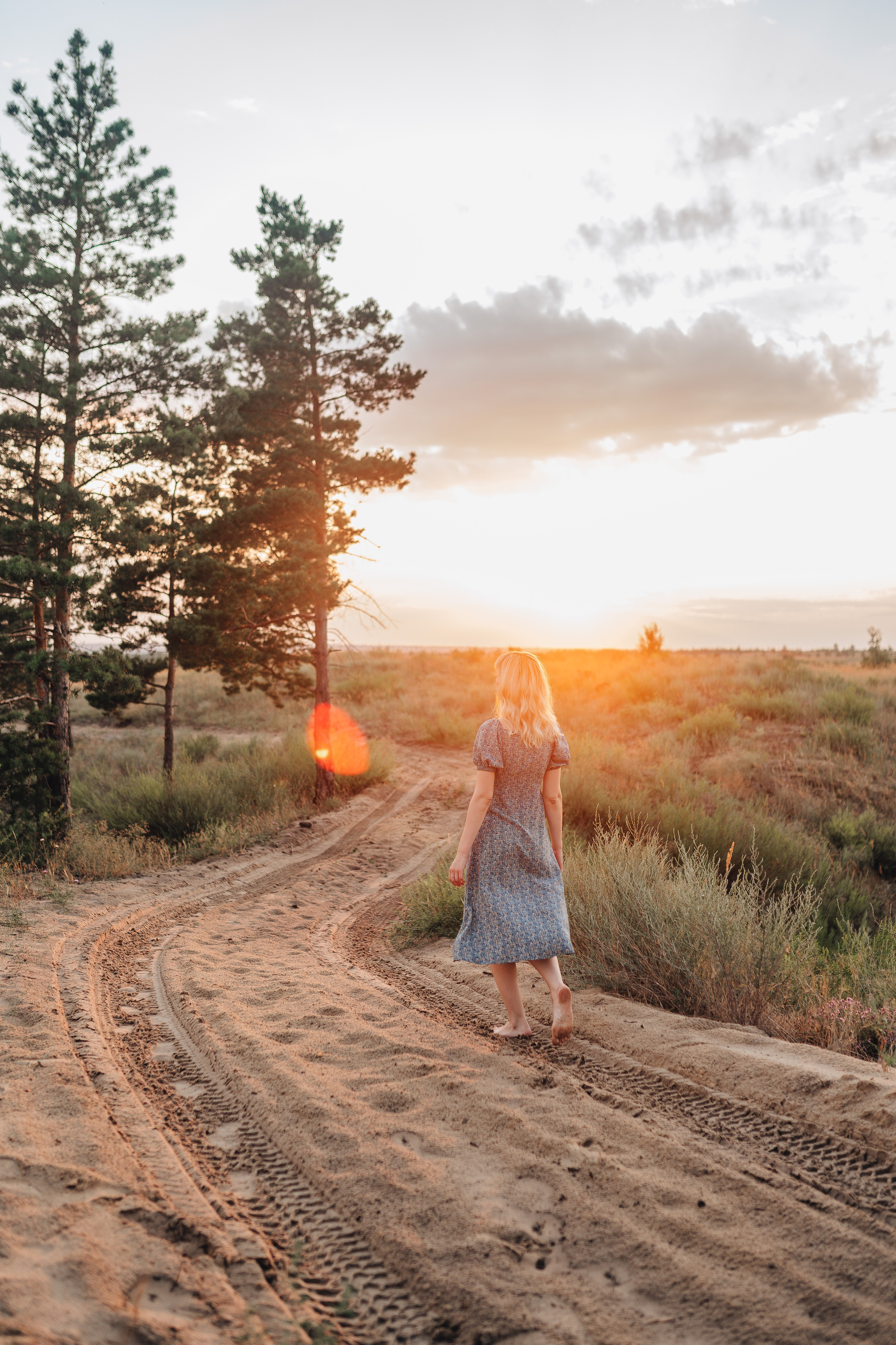 Анастасия | Летний закат. Фотограф Карина Шмулёва. Воронеж и область