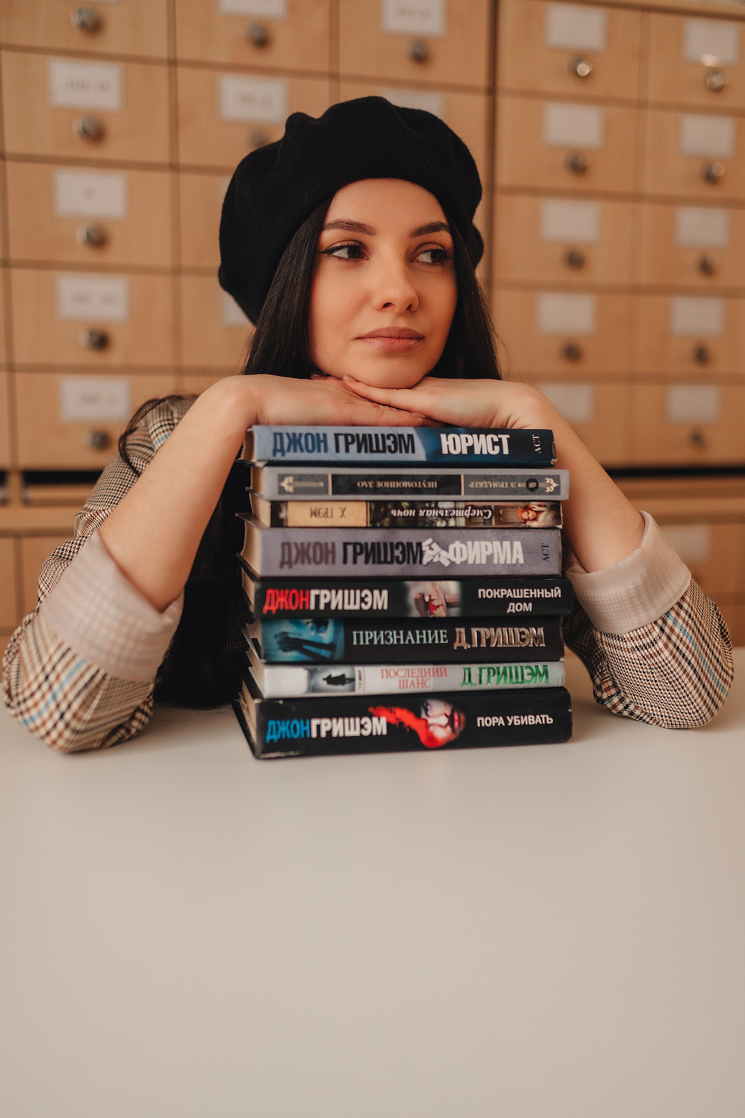 Татьяна | Съёмка в библиотеке. Фотограф Карина Шмулёва. Воронеж и область