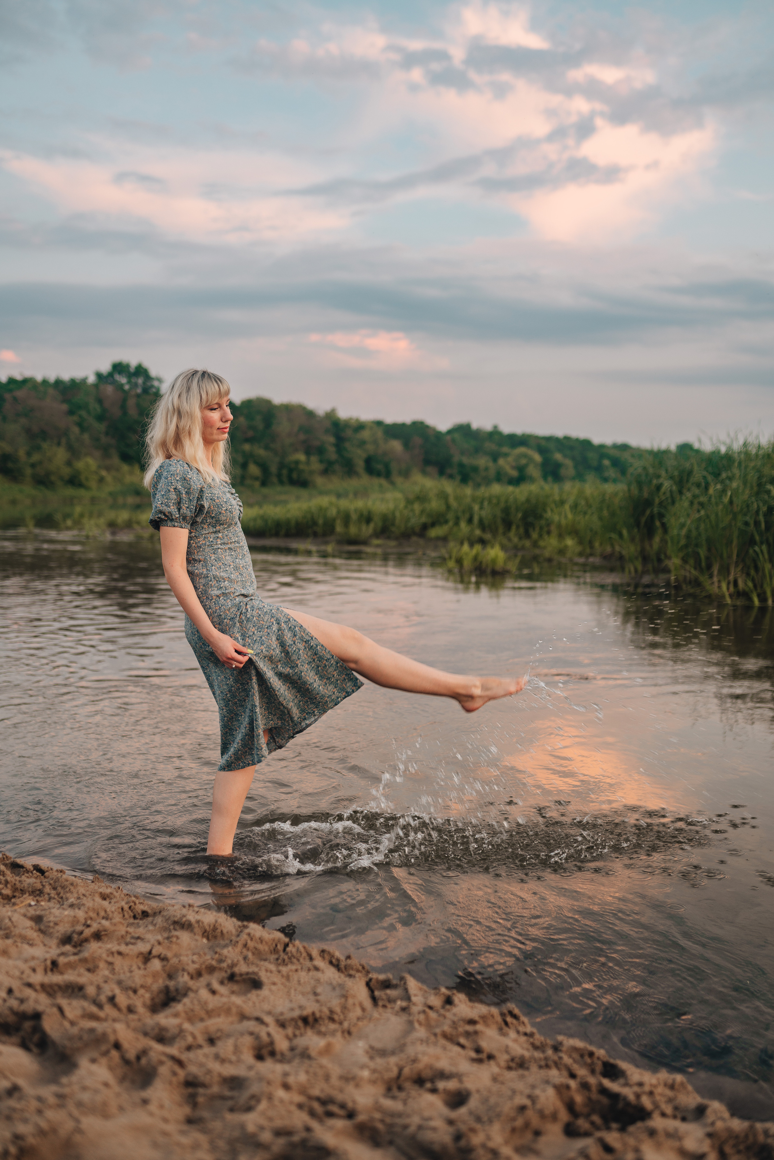 Анастасия | Летний закат. Фотограф Карина Шмулёва. Воронеж и область