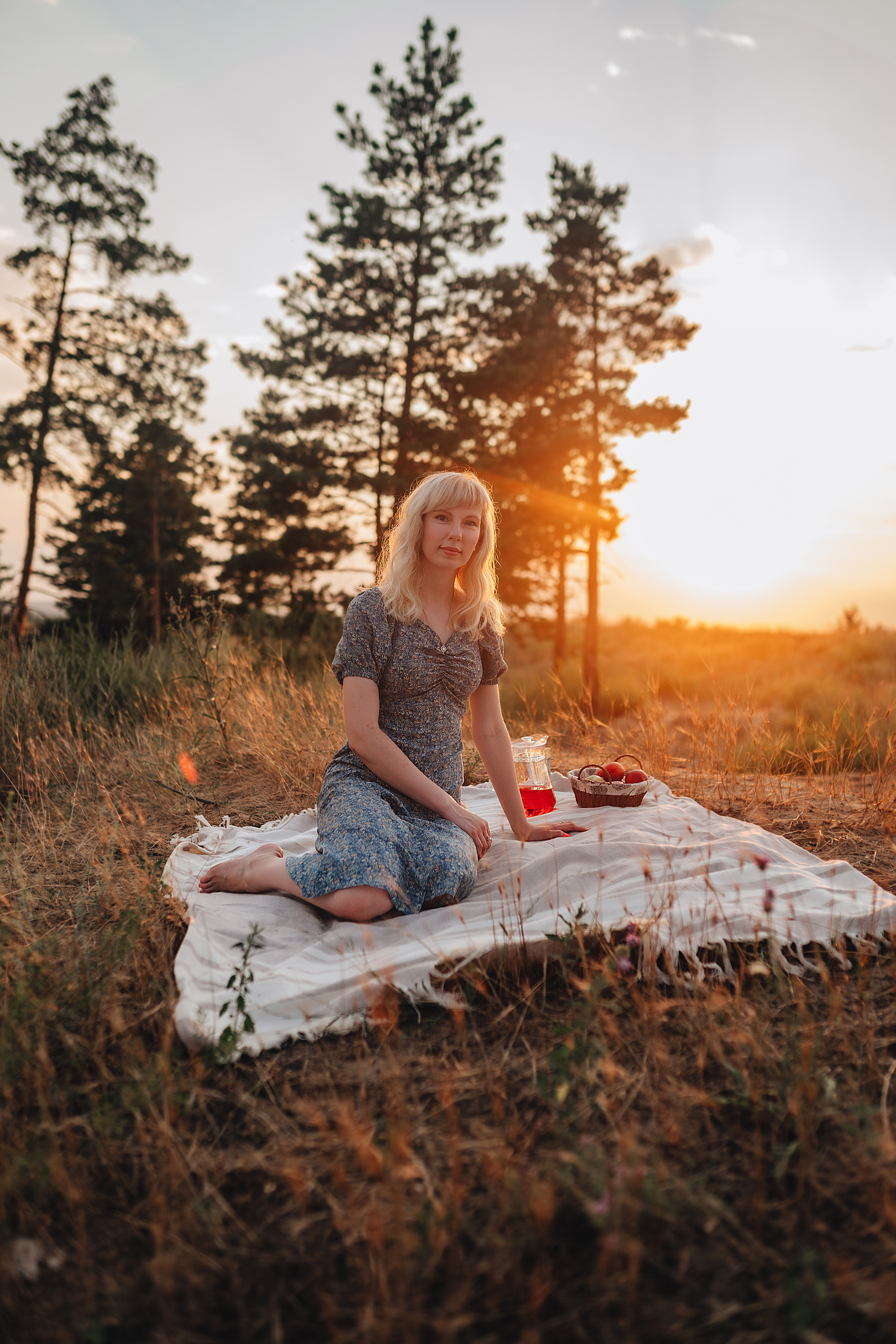 Анастасия | Летний закат. Фотограф Карина Шмулёва. Воронеж и область