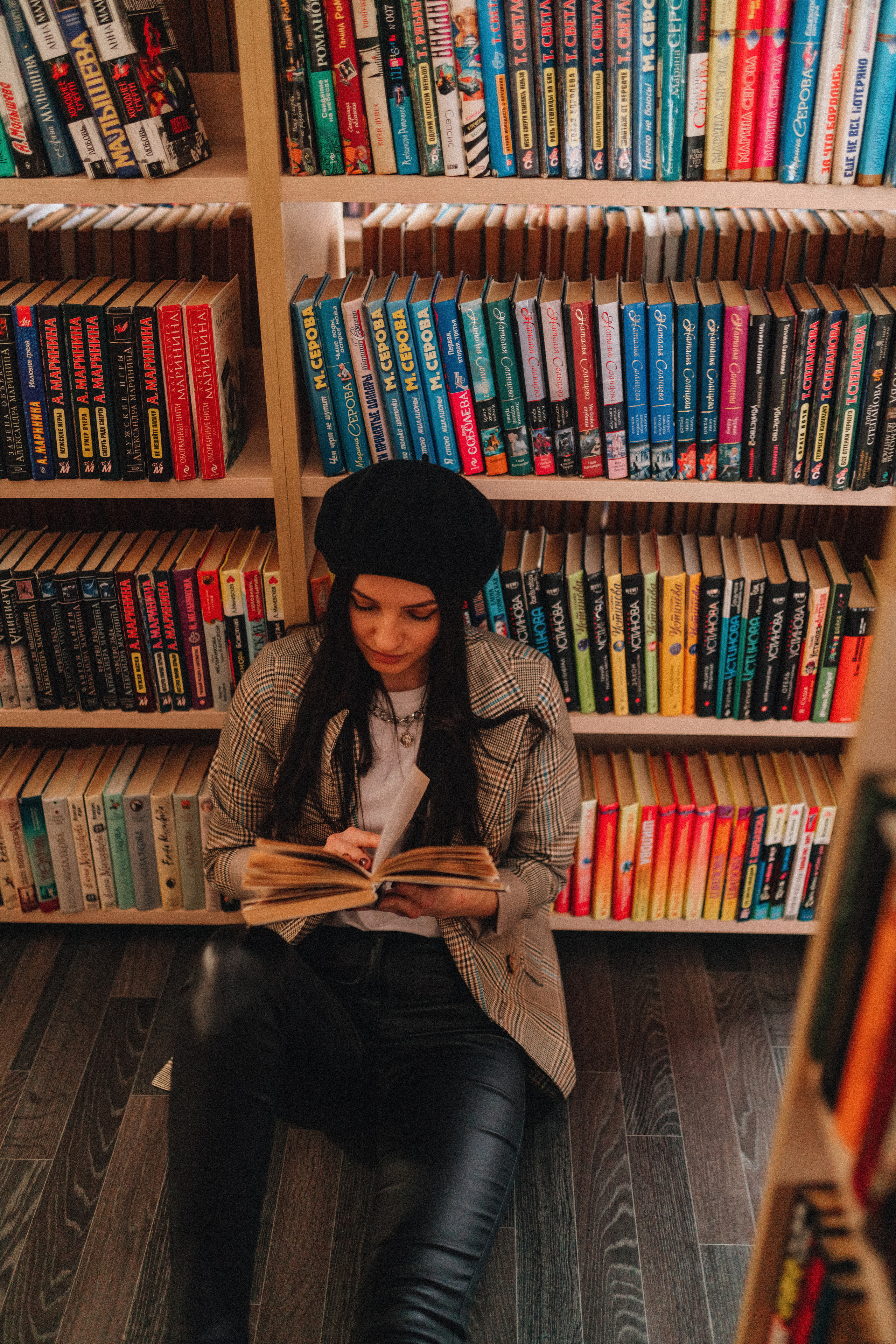 Татьяна | Съёмка в библиотеке. Фотограф Карина Шмулёва. Воронеж и область