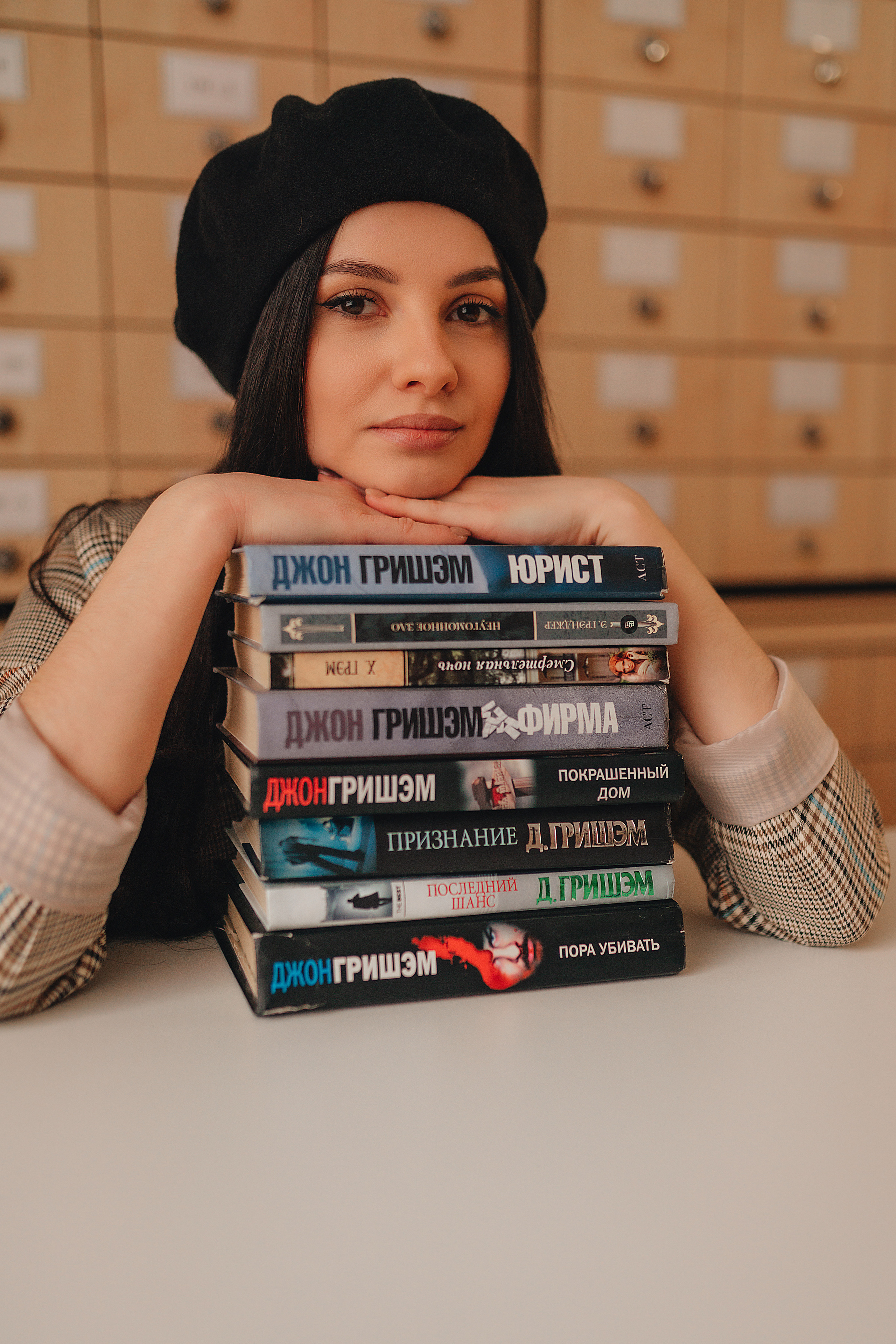 Татьяна | Съёмка в библиотеке. Фотограф Карина Шмулёва. Воронеж и область