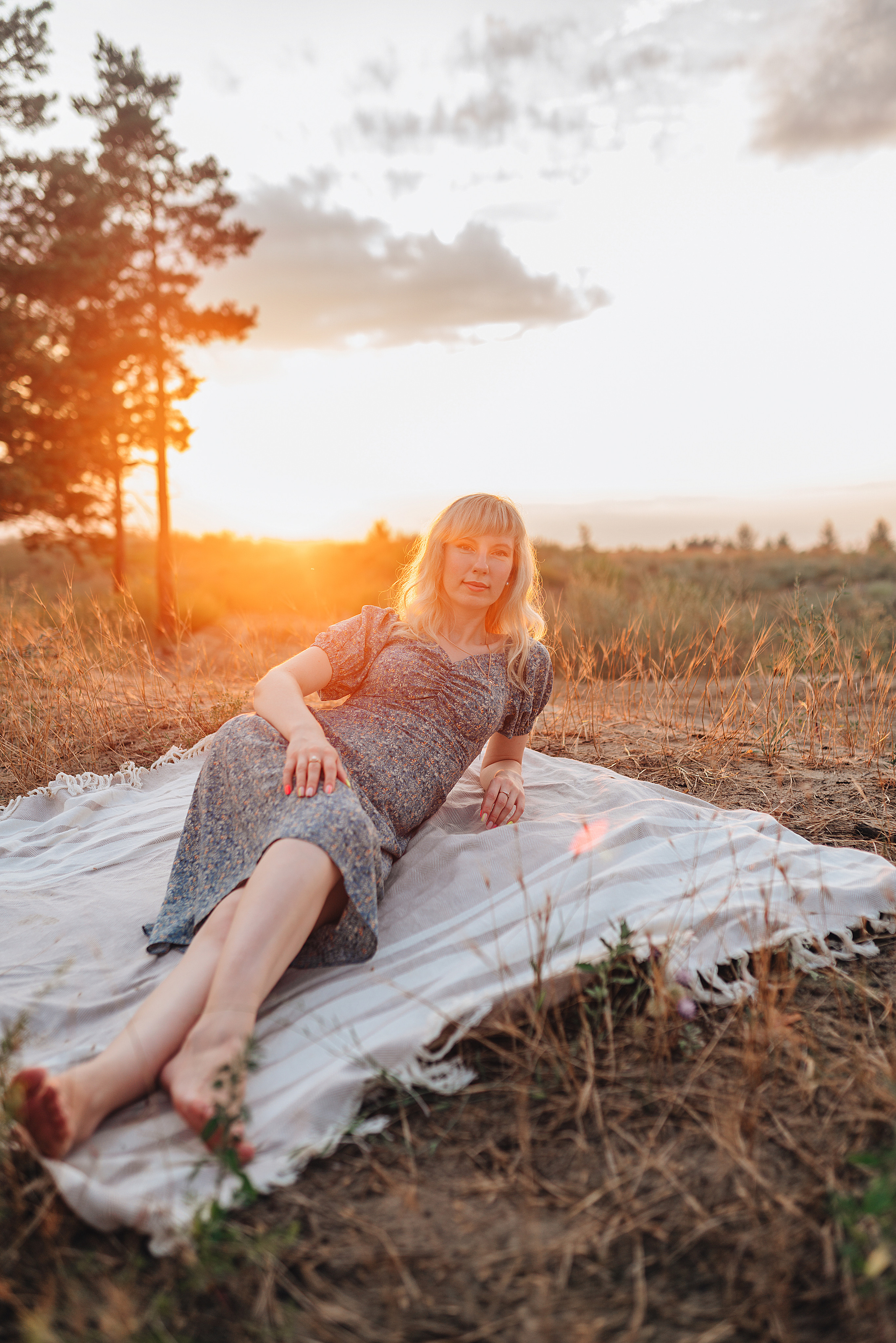 Анастасия | Летний закат. Фотограф Карина Шмулёва. Воронеж и область