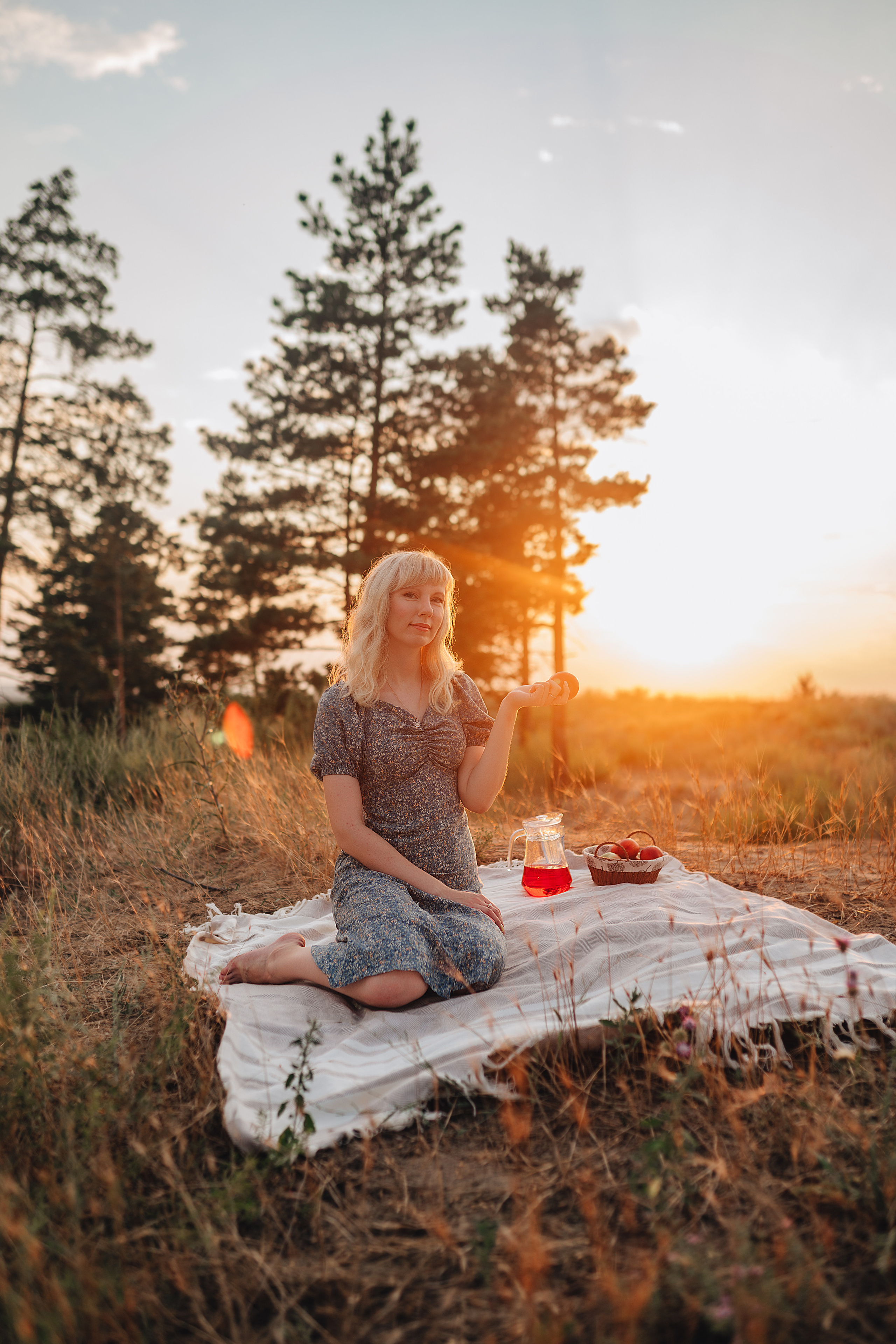 Анастасия | Летний закат. Фотограф Карина Шмулёва. Воронеж и область