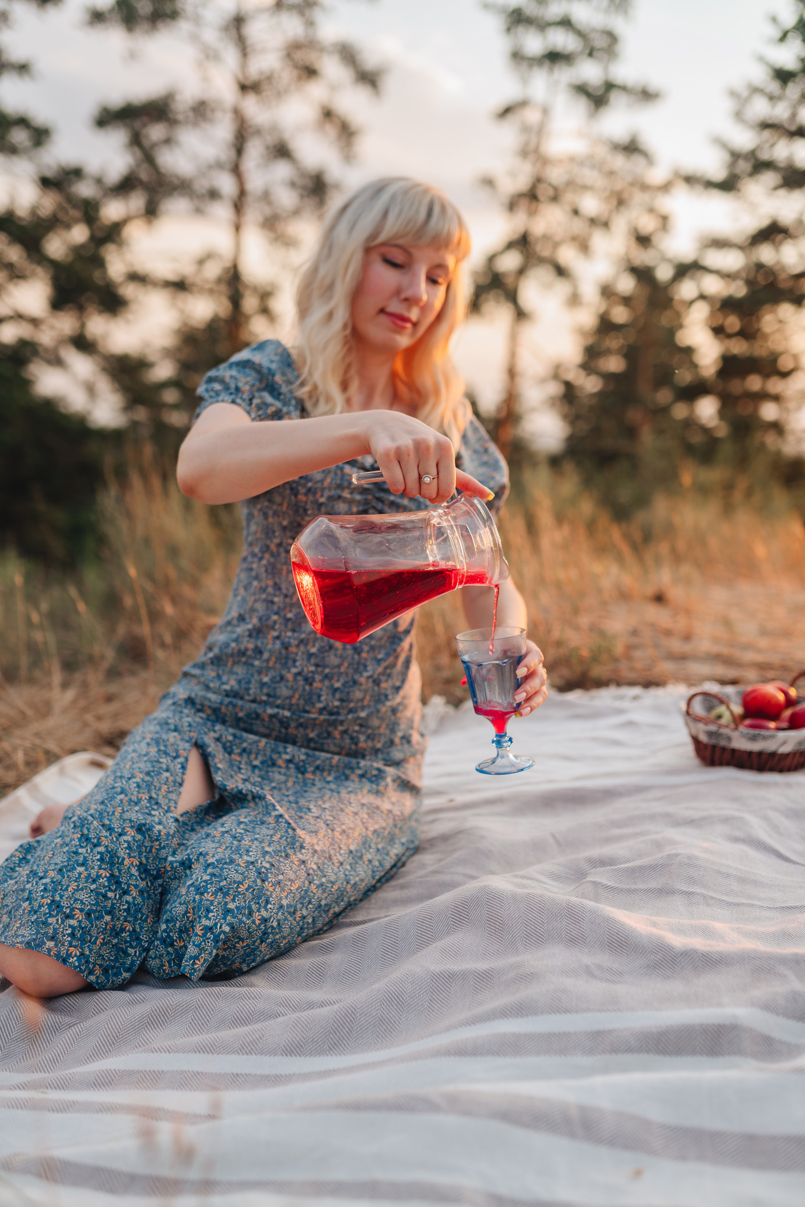 Анастасия | Летний закат. Фотограф Карина Шмулёва. Воронеж и область