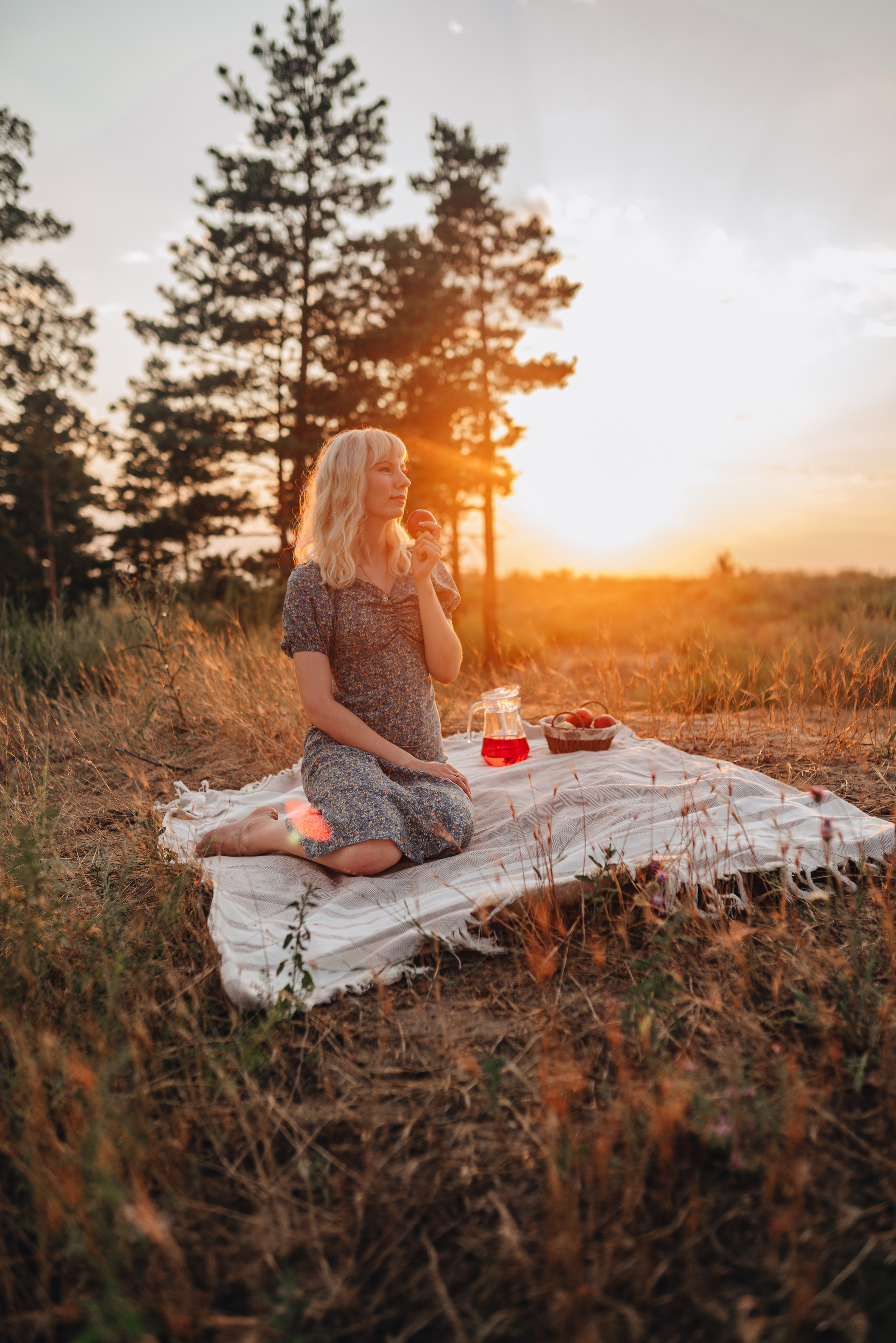 Анастасия | Летний закат. Фотограф Карина Шмулёва. Воронеж и область