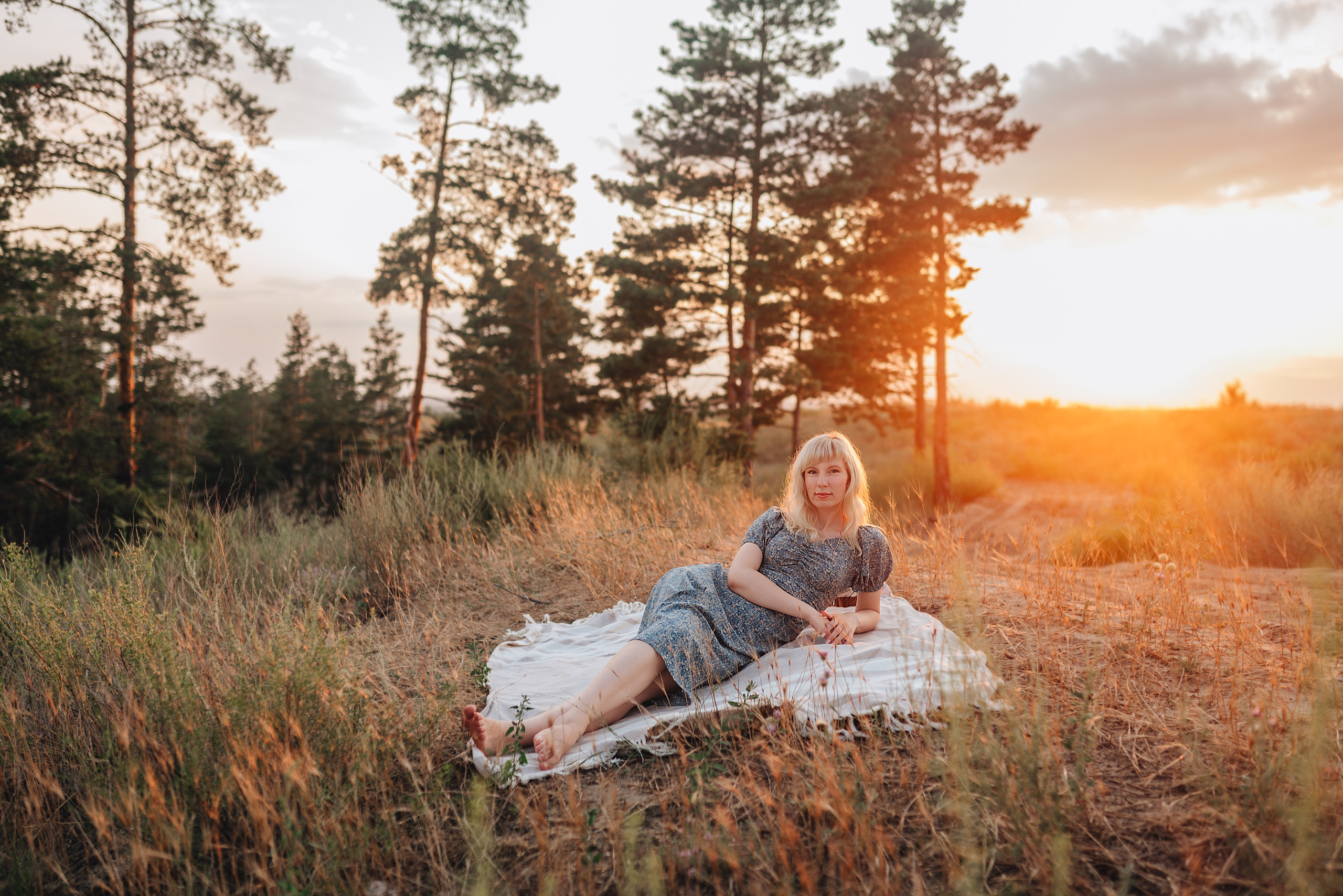Анастасия | Летний закат. Фотограф Карина Шмулёва. Воронеж и область
