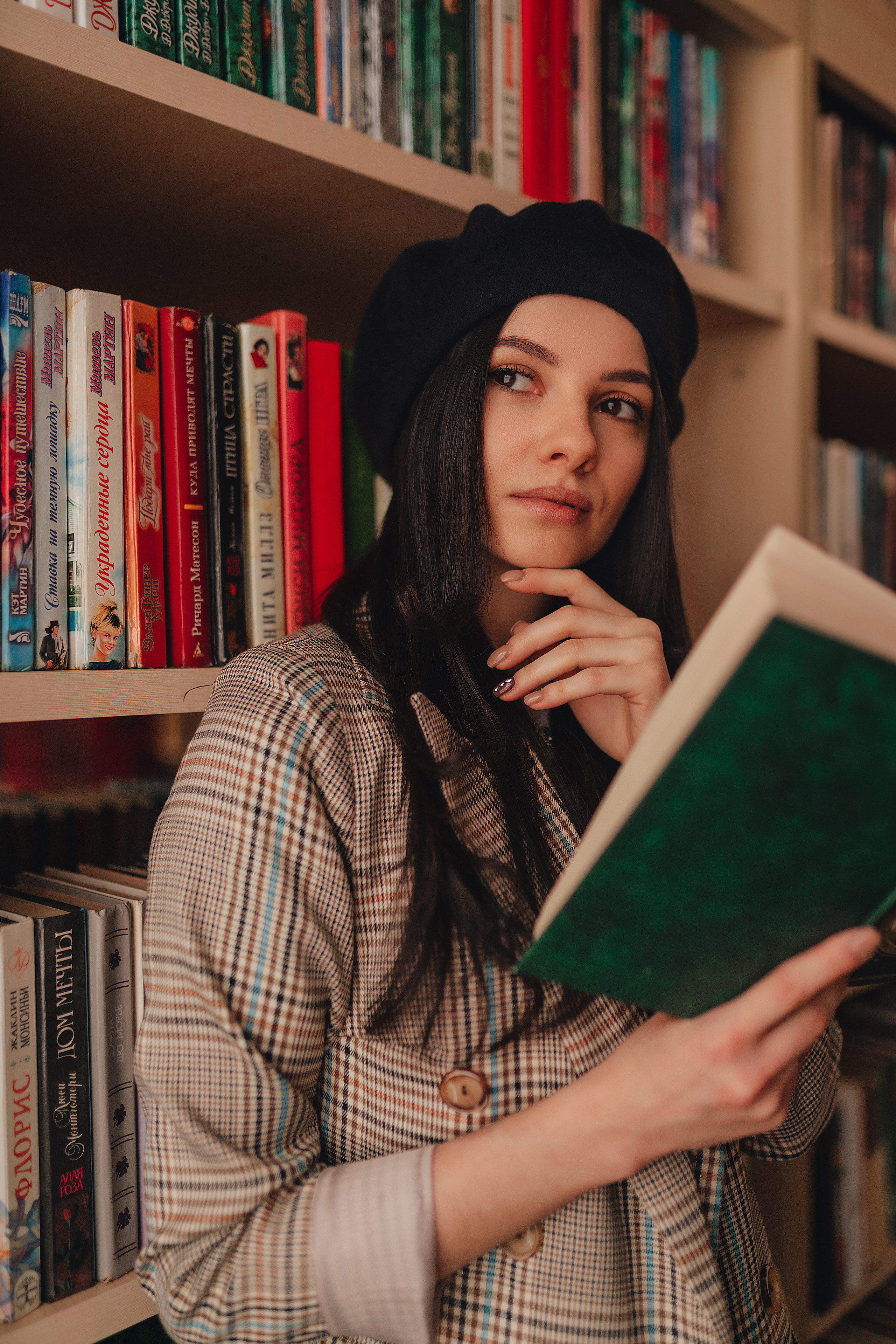 Татьяна | Съёмка в библиотеке. Фотограф Карина Шмулёва. Воронеж и область