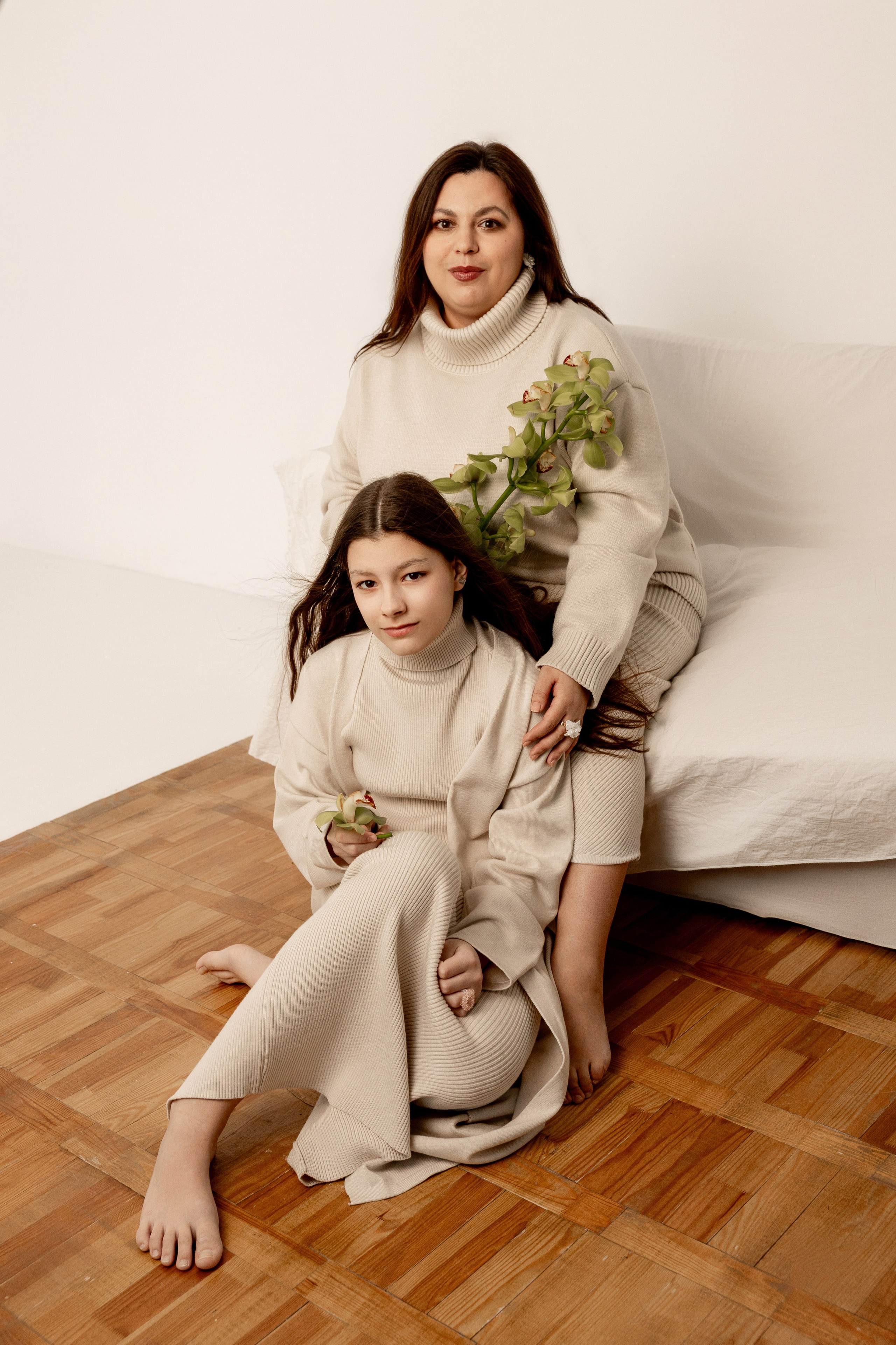 Мама и дочь. Фотограф Екатерина Голицына