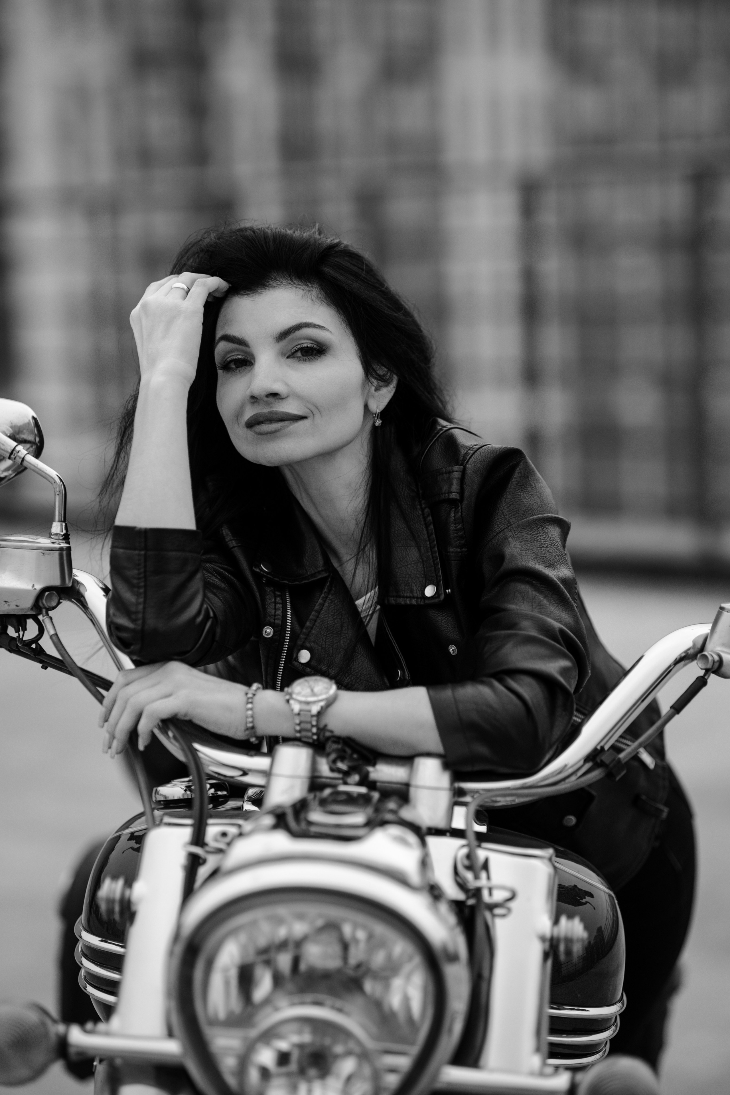 На крыше с мото