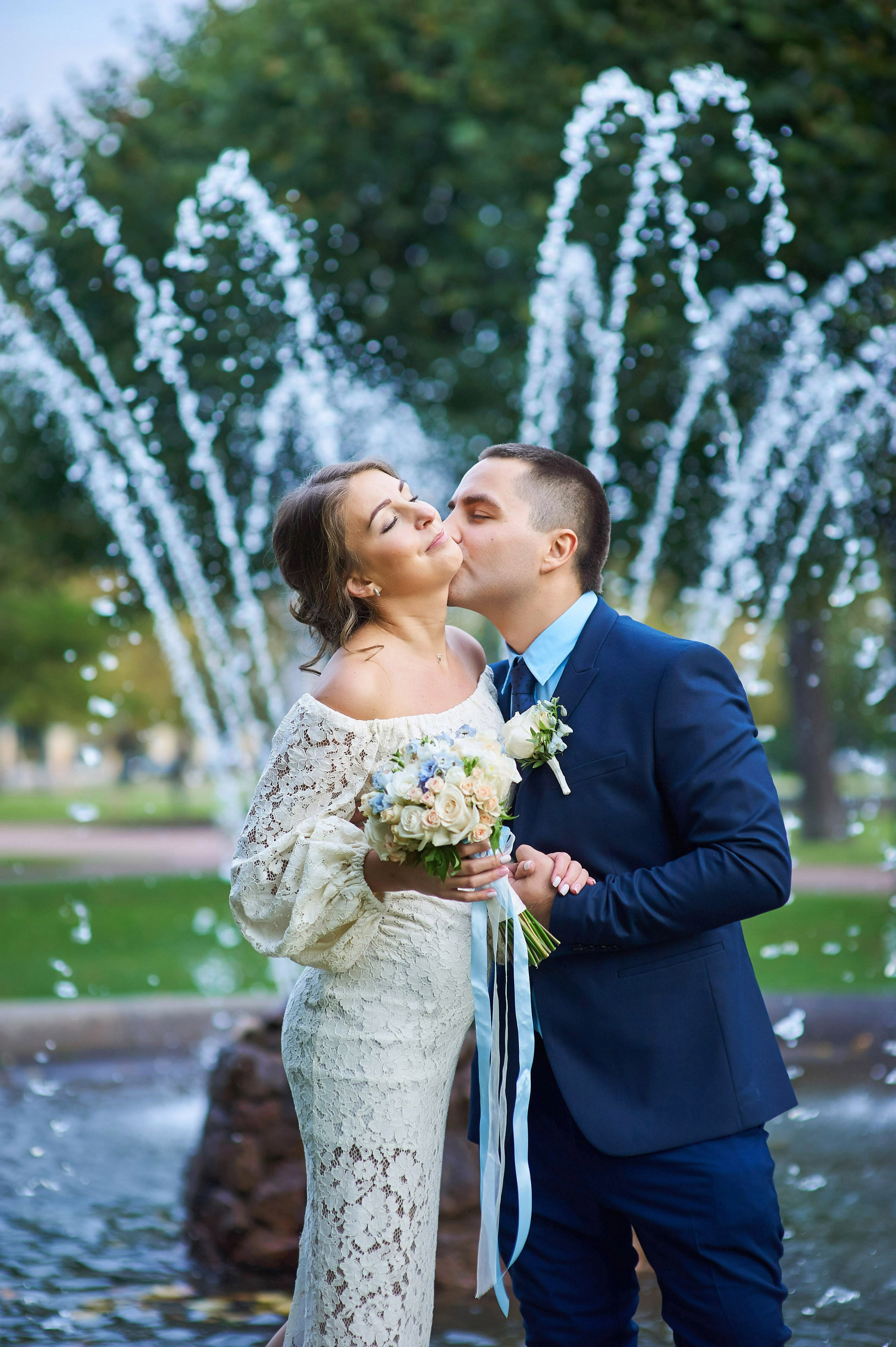 Свадебная фотосессия в студии. Портретный, семейный и свадебный фотограф в Санкт-Петербурге и в Пушкине Ширяев Денис