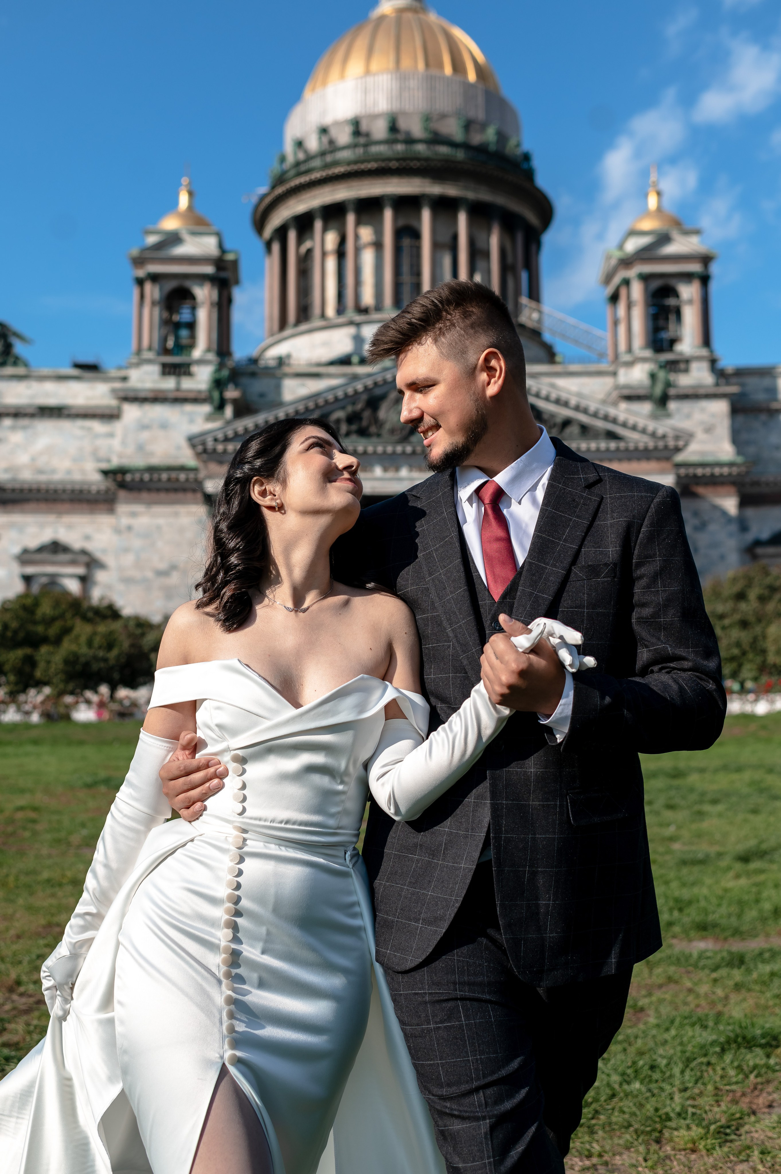 Камерная свадьба в Первом Дворце Бракосочетания №1 на Английской набережной Яны и Евгения. Портретный, семейный и свадебный фотограф в Санкт-Петербурге и в Пушкине Ширяев Денис