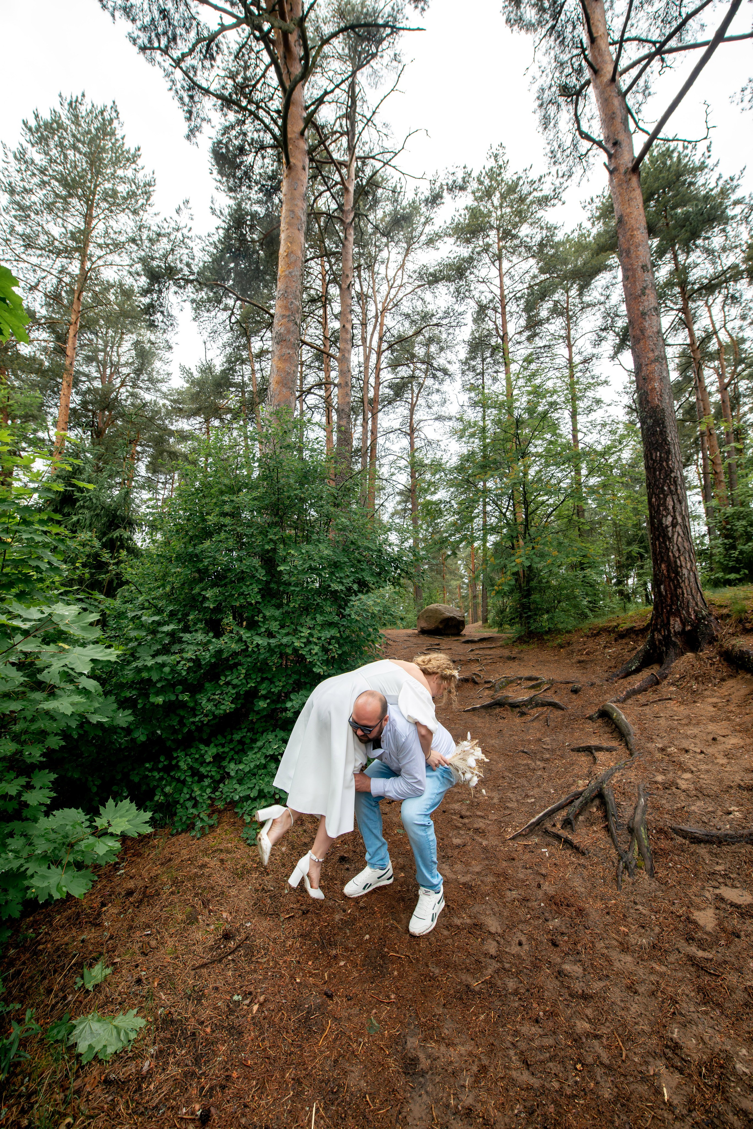 Станислав и Анастасия (нестандартная свадебная фотосессия в лесу и на Финском заливе). Портретный, семейный и свадебный фотограф в Санкт-Петербурге и в Пушкине Ширяев Денис