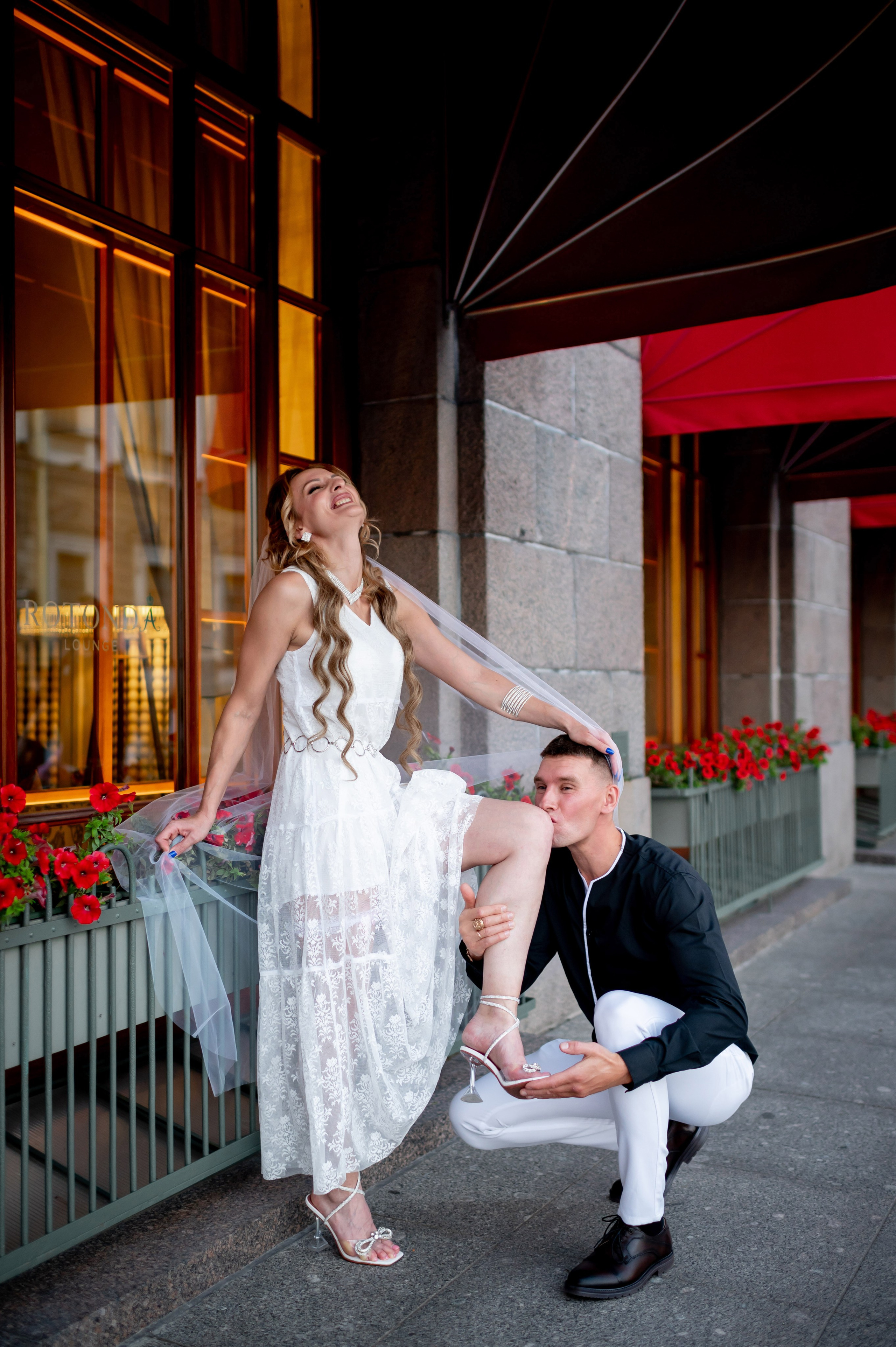 Екатерина и Андрей (свадебная фотосессия в вечернем Петербурге). Портретный, семейный и свадебный фотограф в Санкт-Петербурге и в Пушкине Ширяев Денис