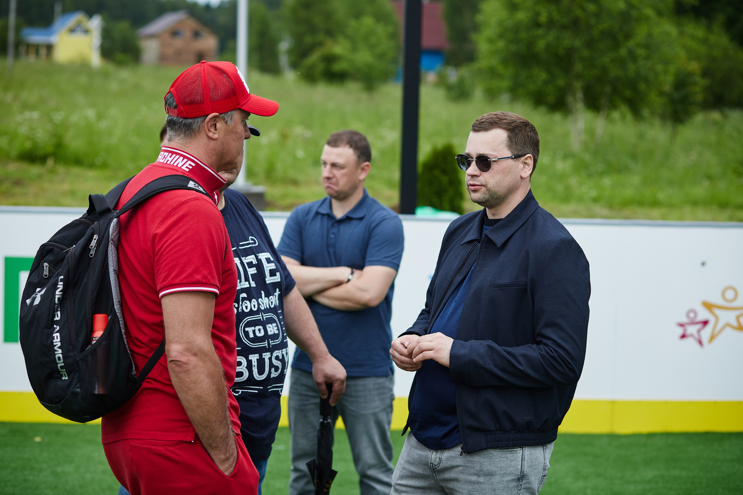 Открытие хоккейной площадки с Федором Конюховым. Репортажный Фотограф