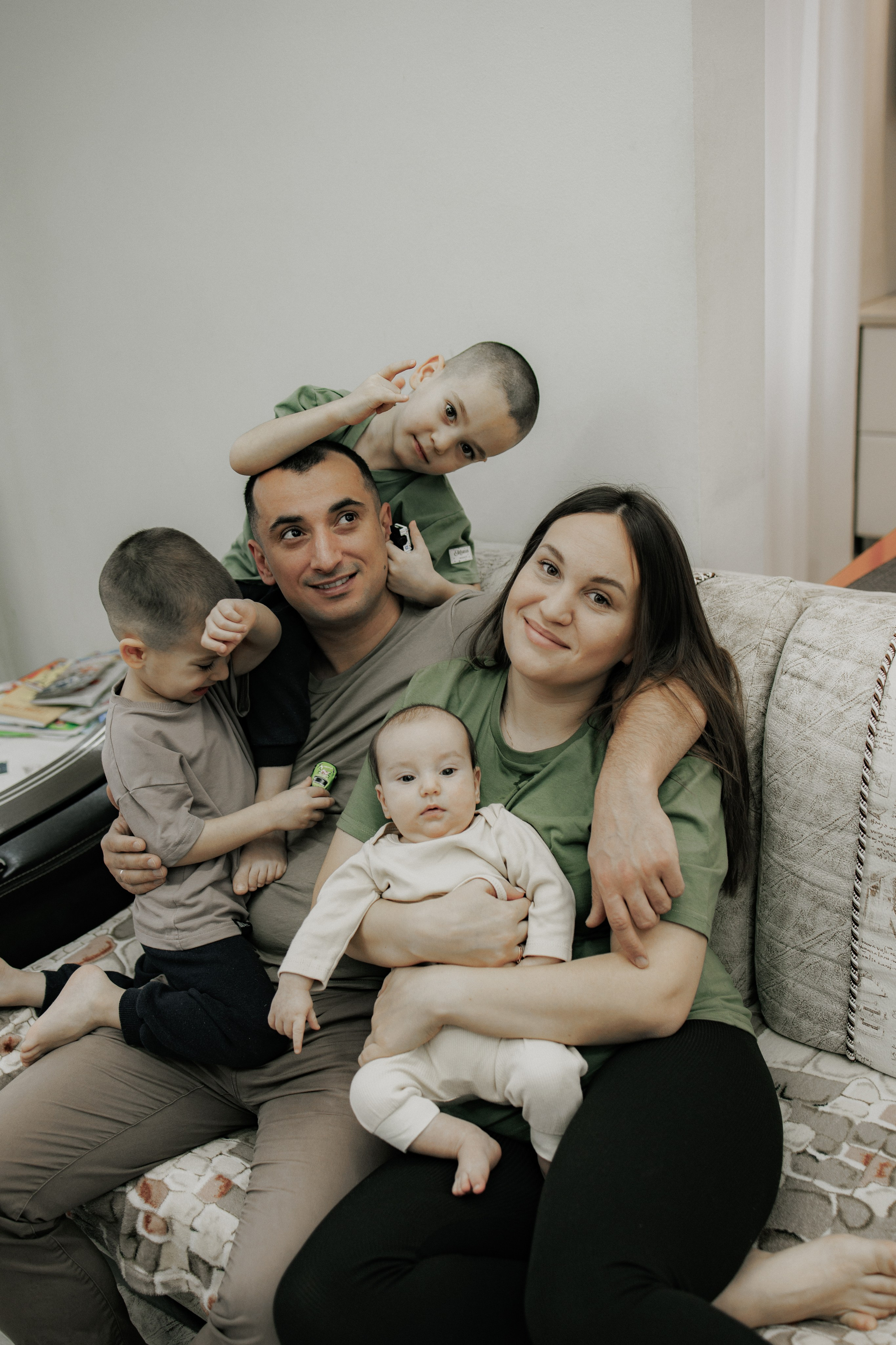 Домашняя съемка семьи Кати. Семейный и женский фотограф в Туле