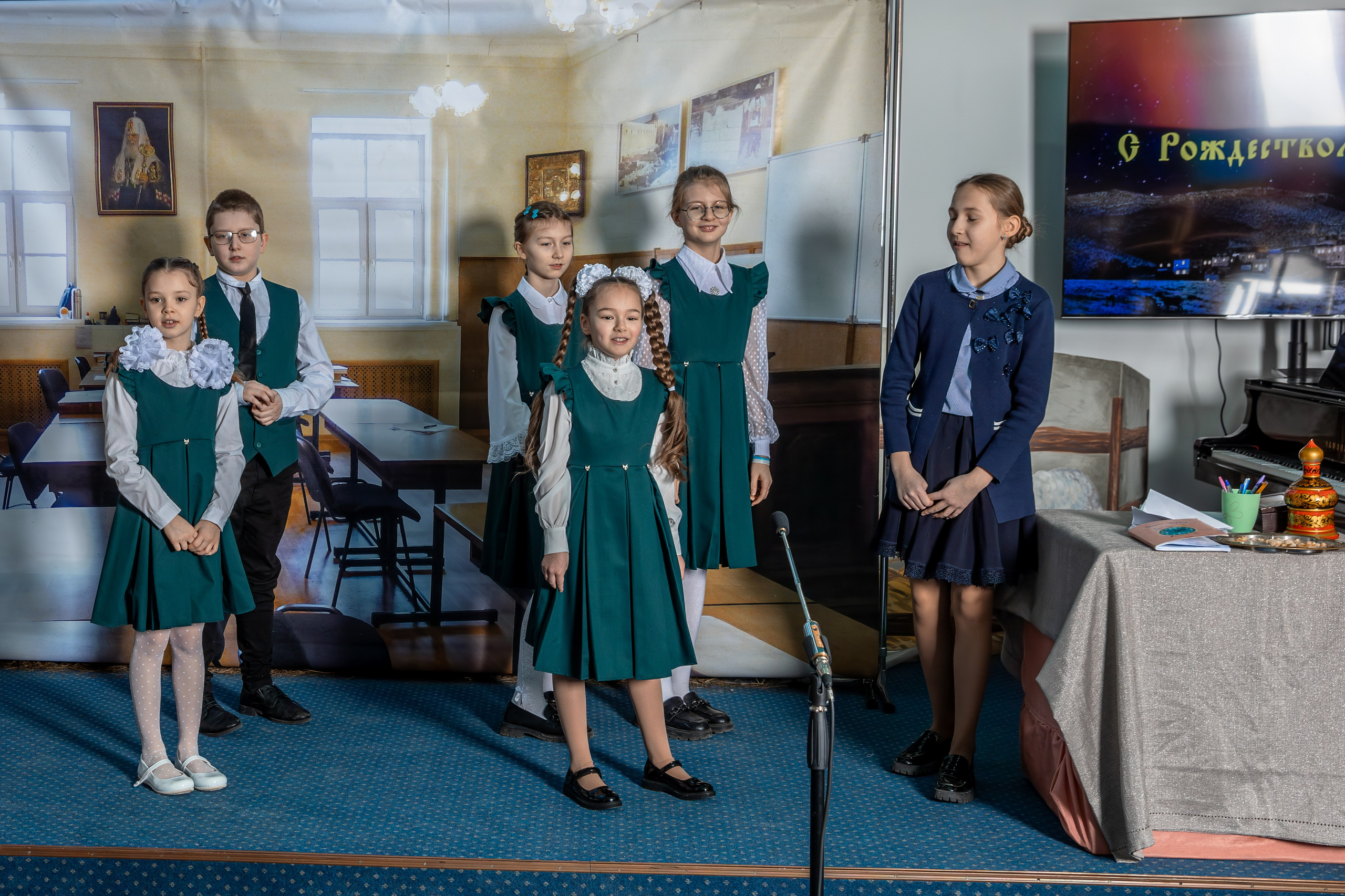 Рождество Воскресная школа 2025. Фотограф Таинств Крещение и Венчания г. Магадан Власова Ульяна