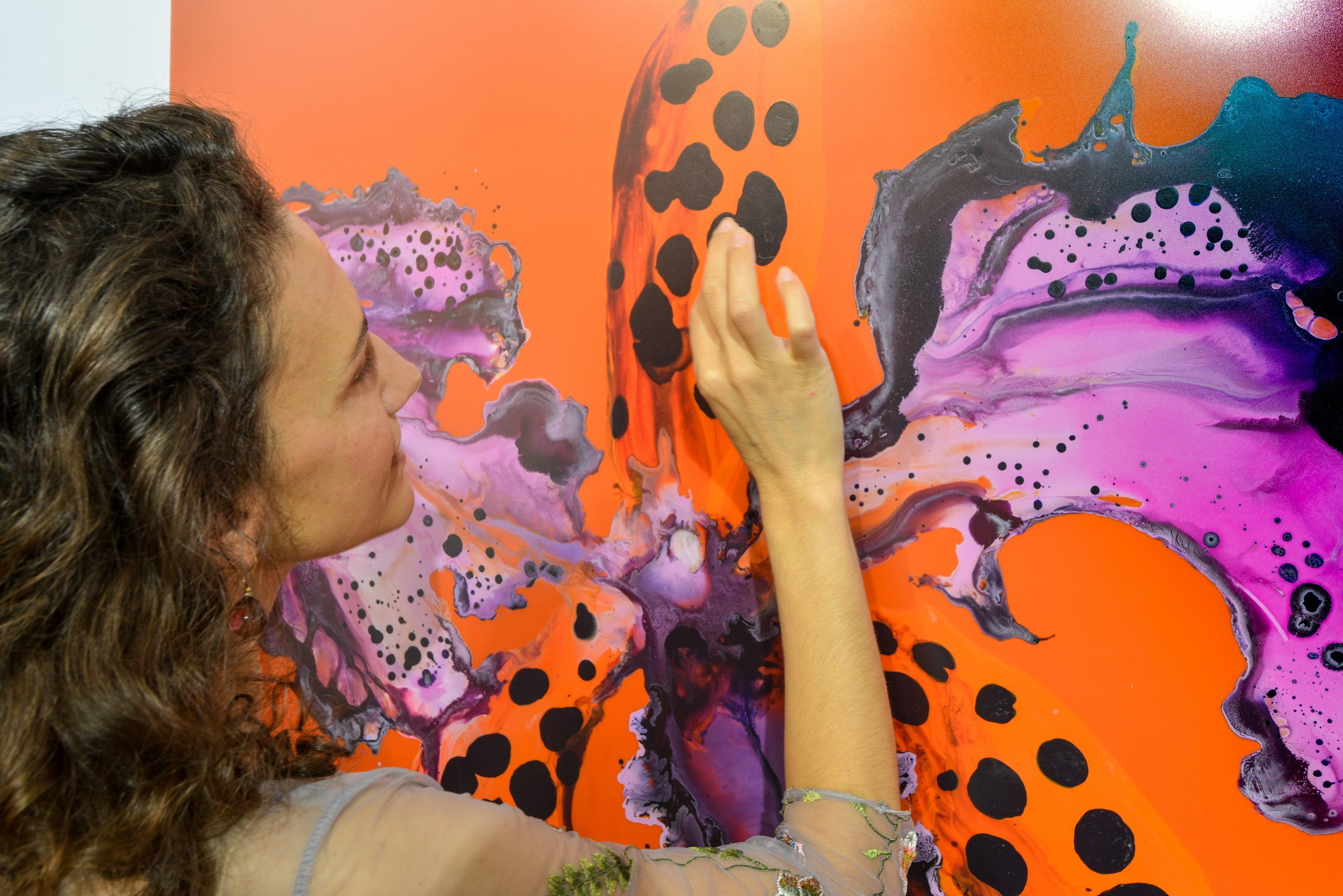 Abstract Art Exhibition. Photographer Aleksandr Rybintsev