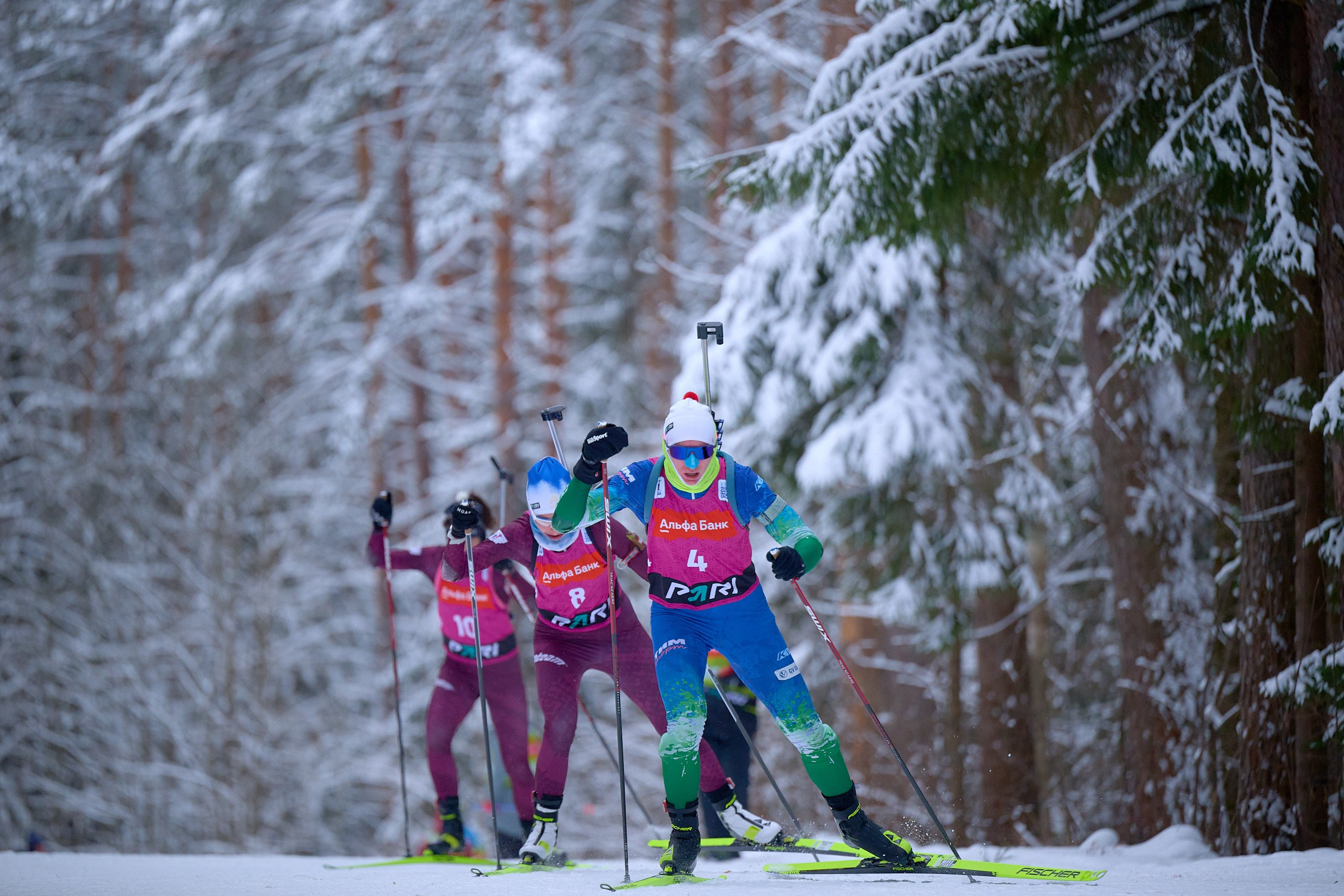 Биатлон. Чемпионат России — 2024/2025, 3-й этап, Ижевск. Ижевская винтовка. Спортивный репортажный фотограф в Ижевске Сергей Мерзляков