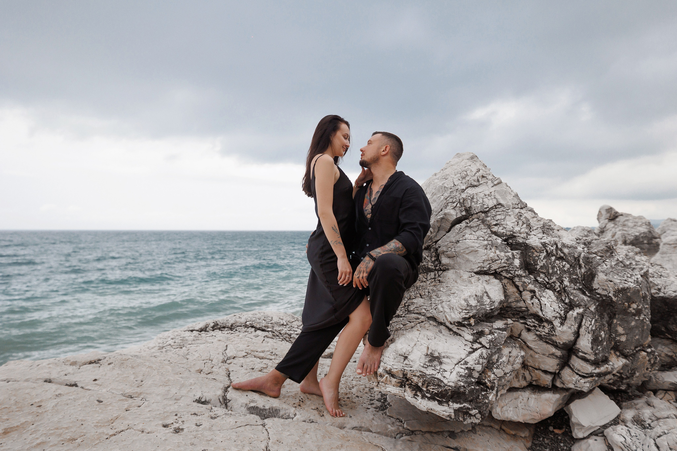 Парная фотосессия у моря. Свадебный и семейный фотограф в Сочи Денис Вялов